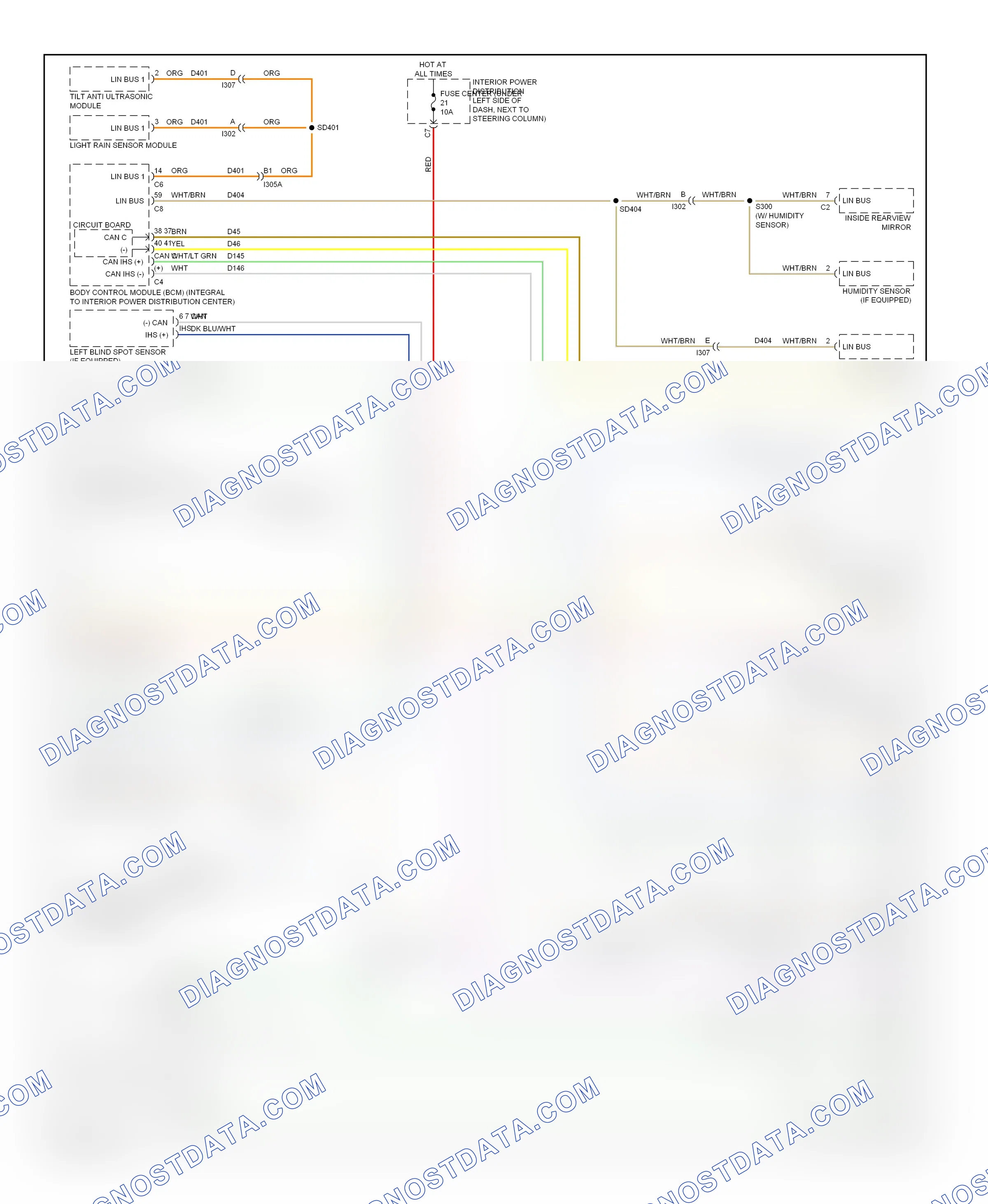 Computer data lines — Computer data lines circuit — Computer data lines circuit (1 of 2). Dodge Dart PF (2012-2016)