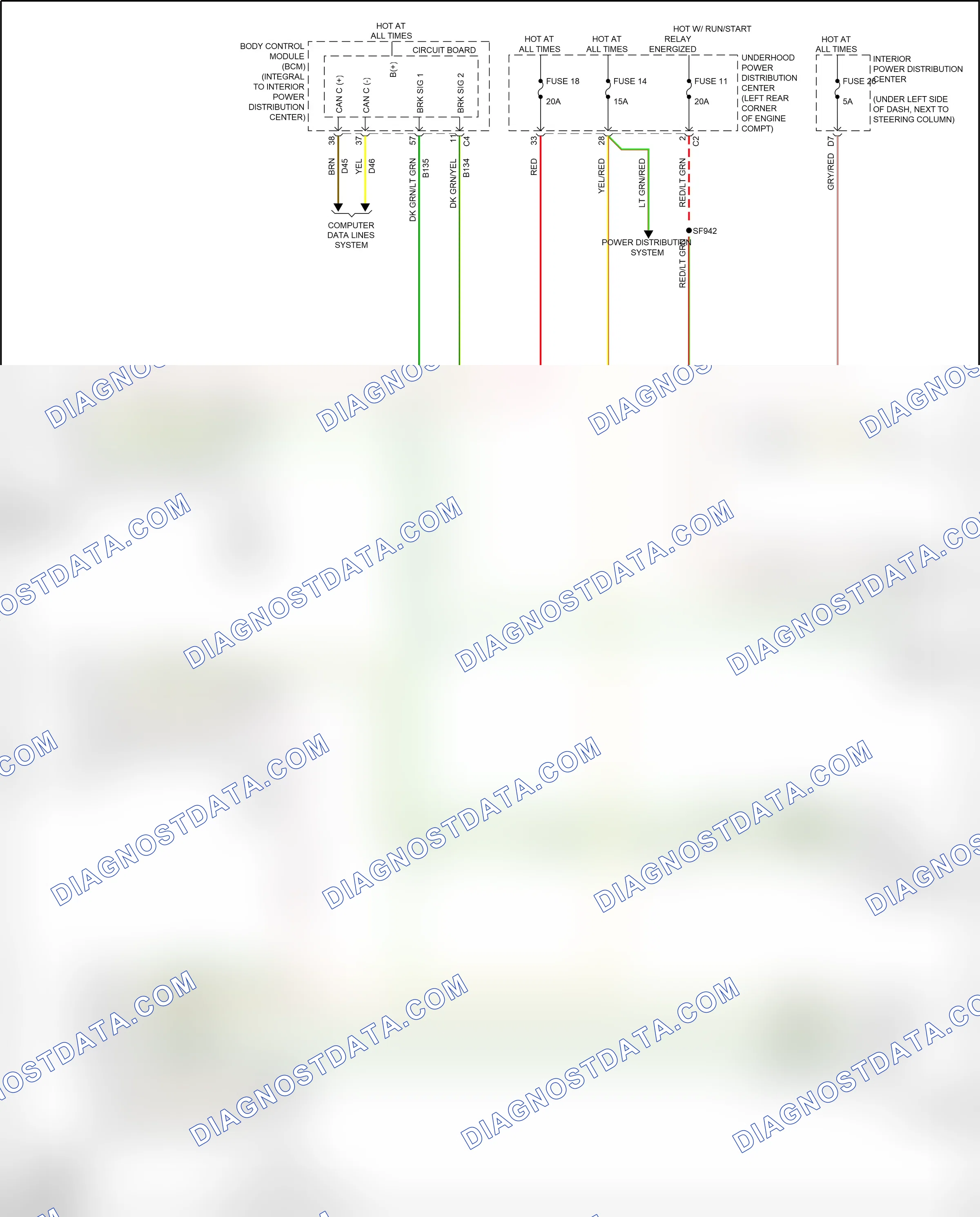 Shift interlock — Shift interlock circuit, w/o dual clutch transmission — Shift interlock circuit, w/o dual clutch transmission. Dodge Dart PF (2012-2016)