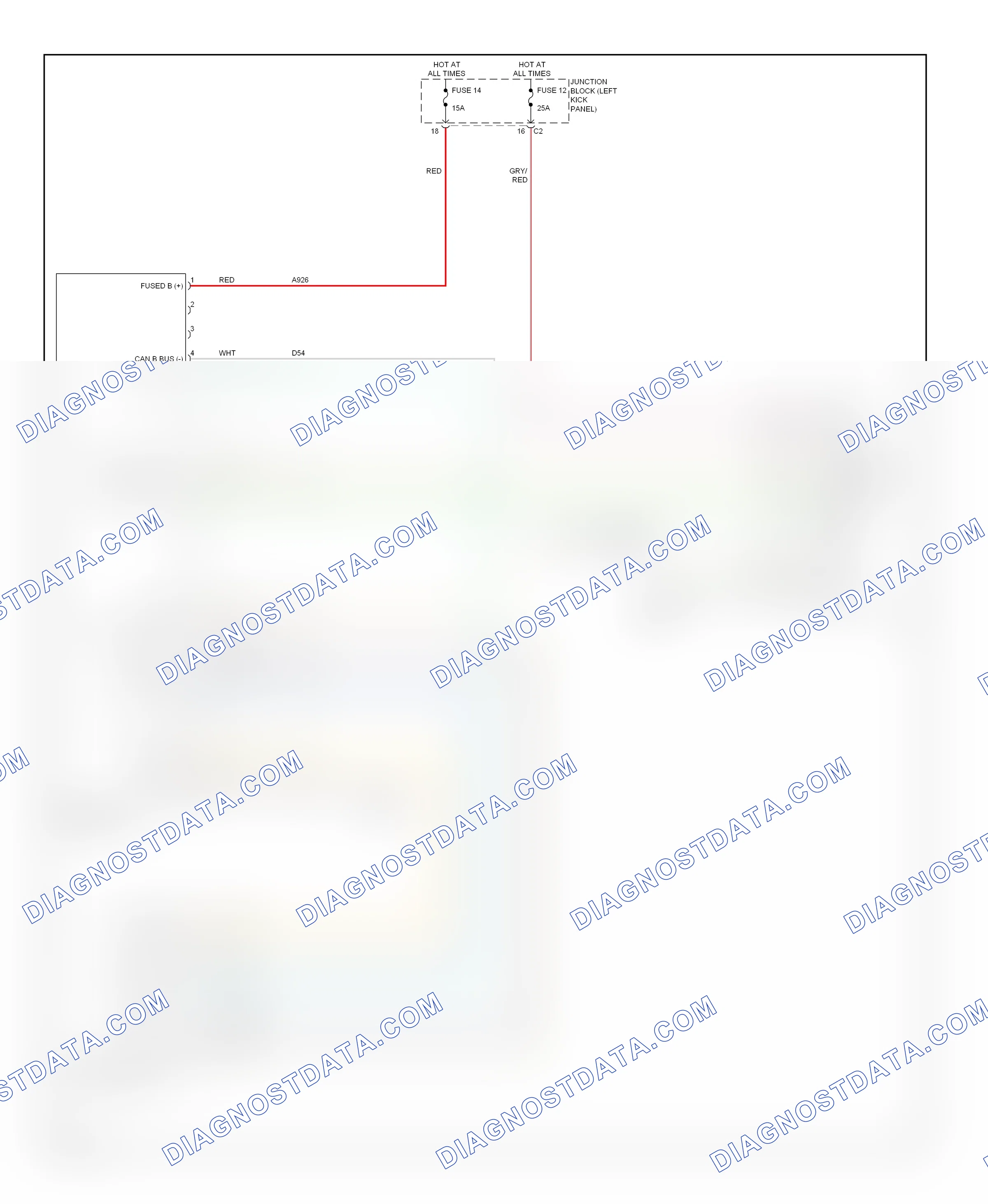Radio — Hands free module circuit — Hands free module circuit. Dodge Durango II facelift (2006-2009)