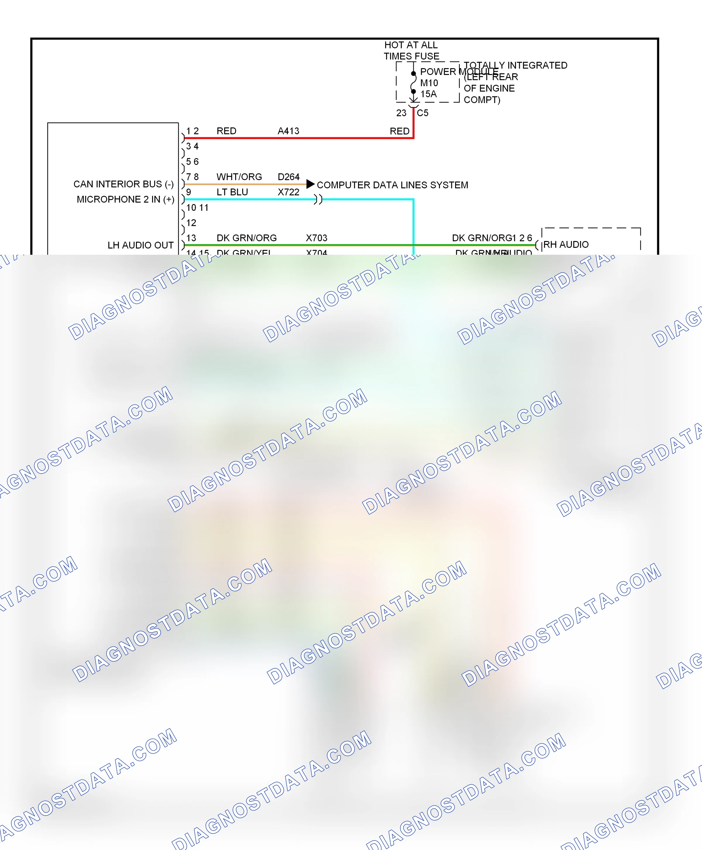 Radio — Hands free module circuit — Hands free module circuit. Dodge Journey I (2007-2011)