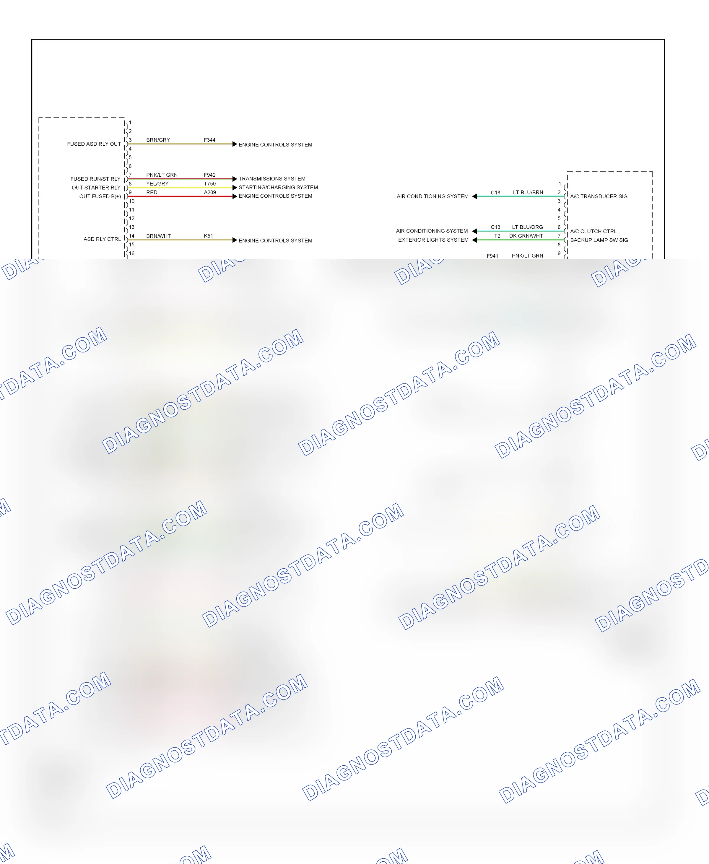 Body control modules — Body control modules circuit — Body control modules circuit (2 of 2). Dodge Nitro I (2006-2011)