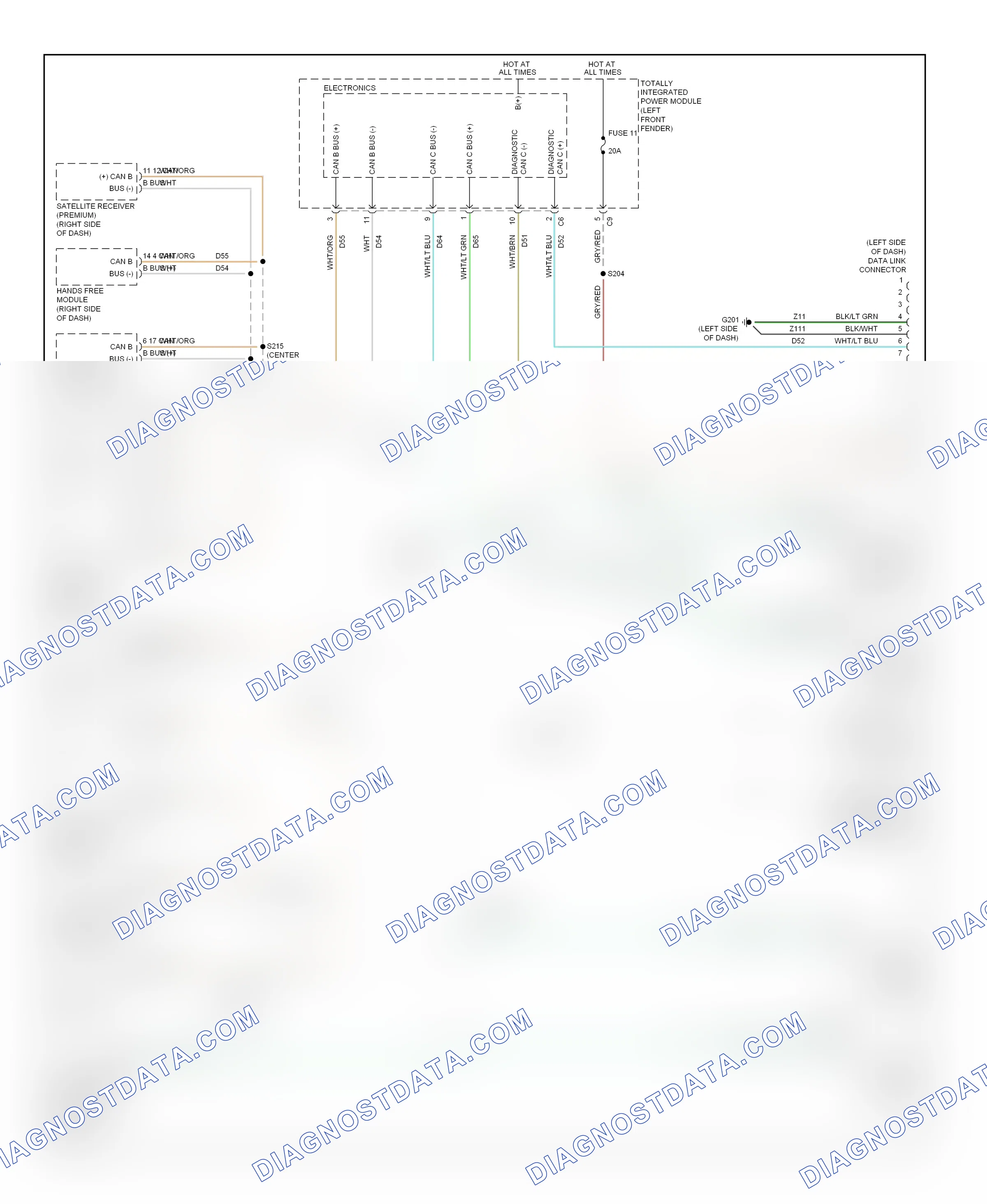 Computer data lines — Computer data lines circuit — Computer data lines circuit. Dodge Pickup R3500  (1996-2010)