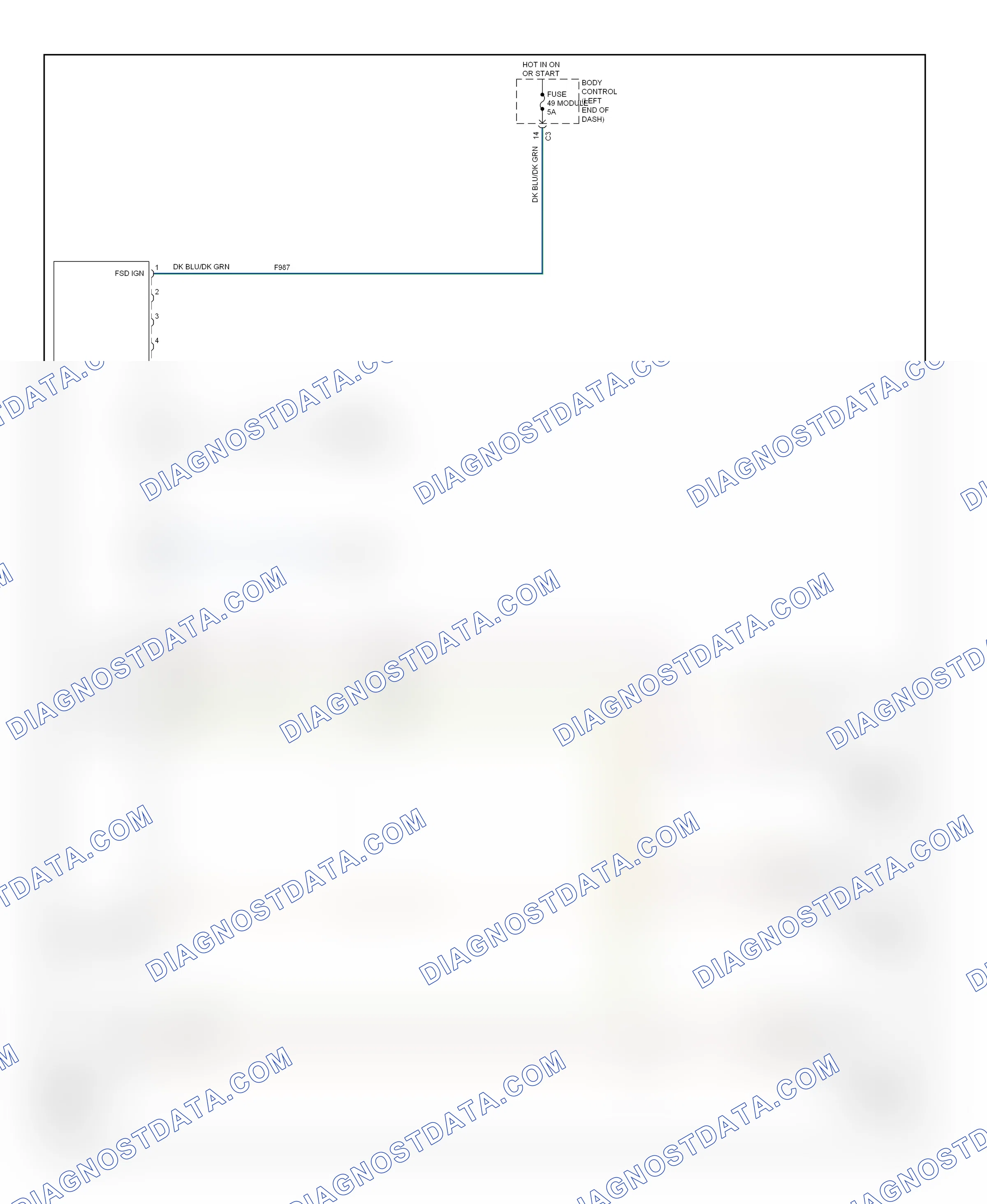 Navigation — Navigation circuit — Navigation circuit. FIAT 500 II (2007-2015)