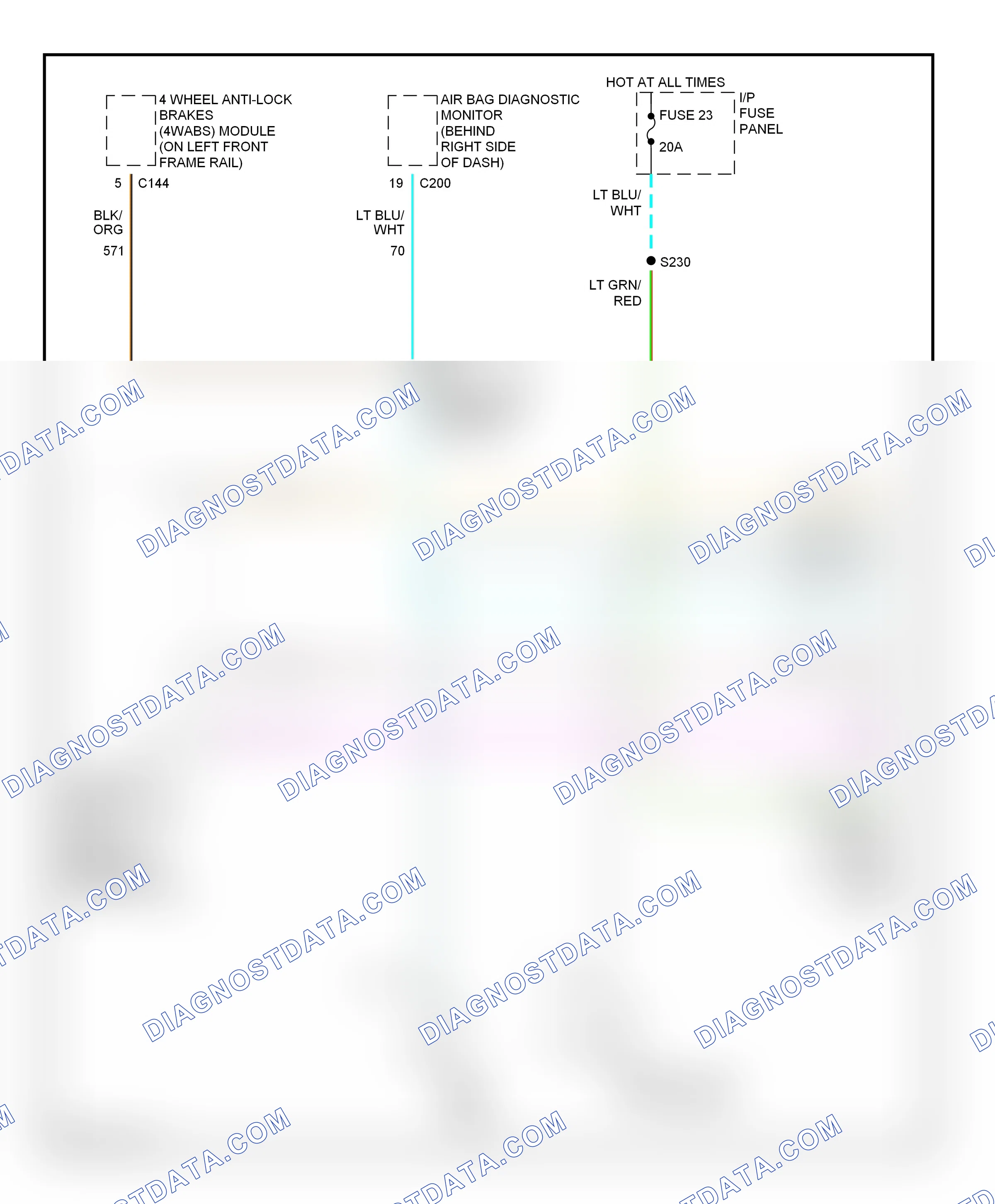 Computer data lines 4.6l — 4.6l, computer data lines — 4.6l, computer data lines. Ford Econoline E250  (1997-2012)