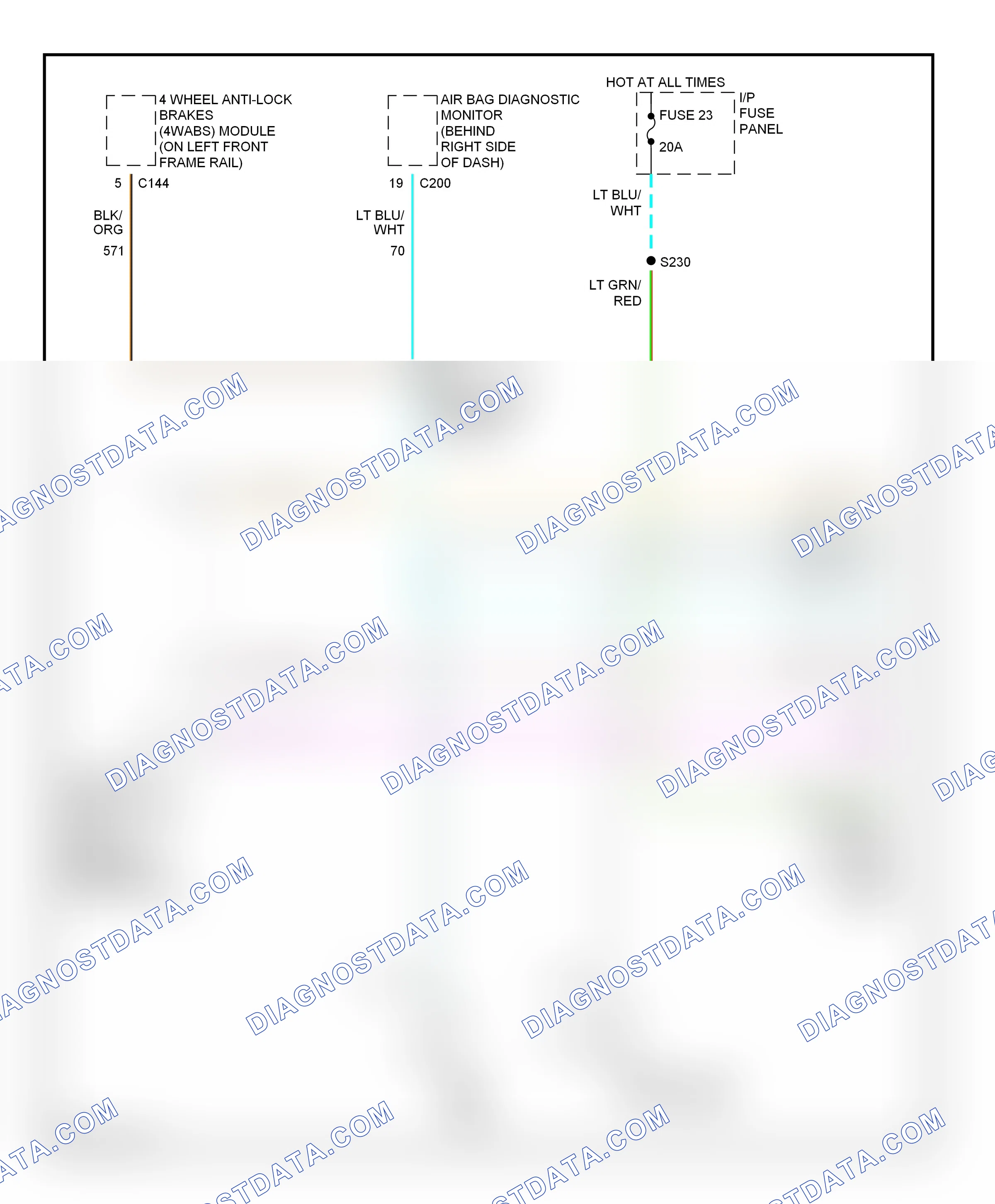 Computer data lines 5.4l — 5.4l, computer data lines — 5.4l, computer data lines. Ford Econoline E250  (1997-2012)