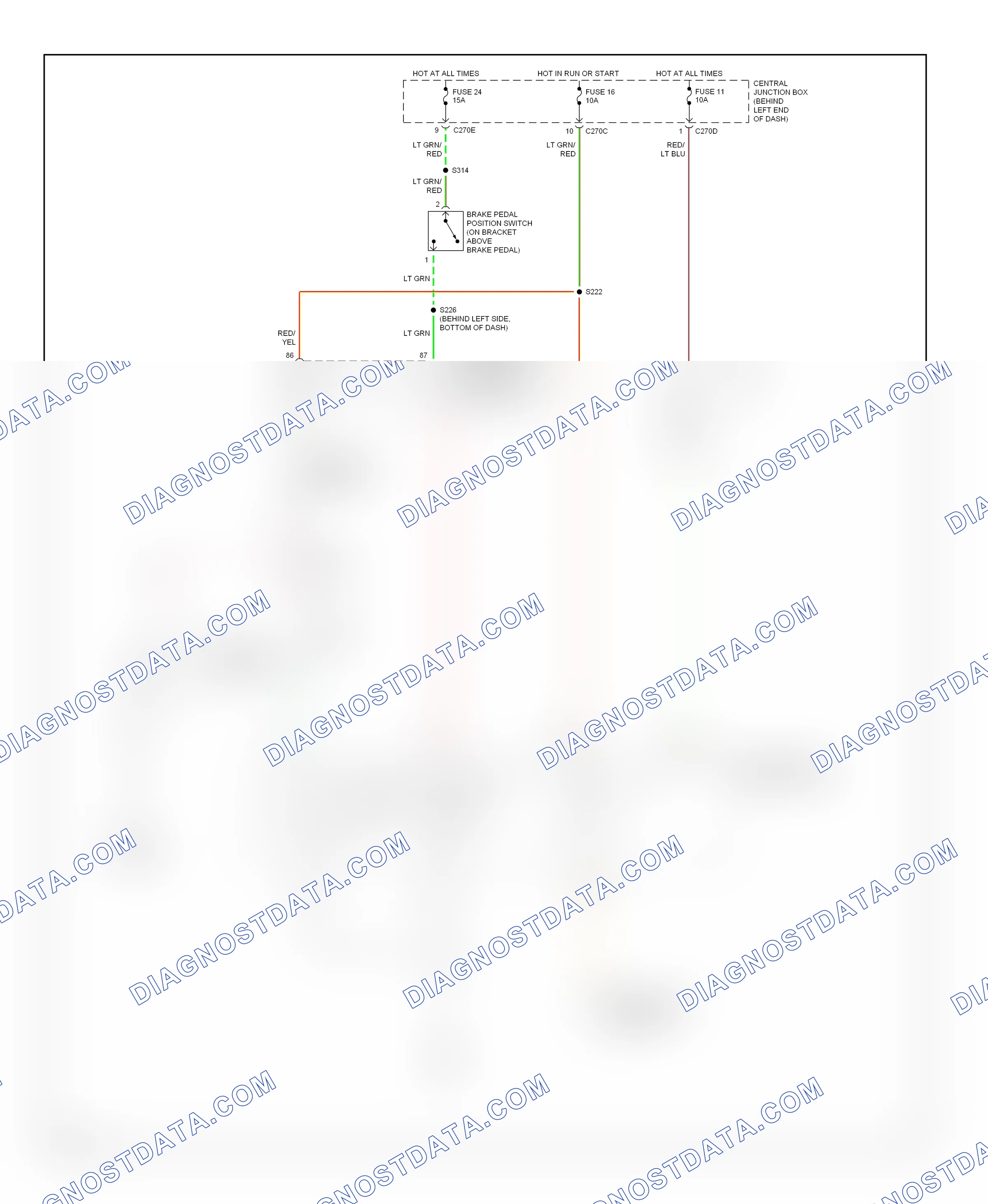 Shift interlocks — Shift interlock circuit — Shift interlock circuit. Ford Escape I (2000-2004)