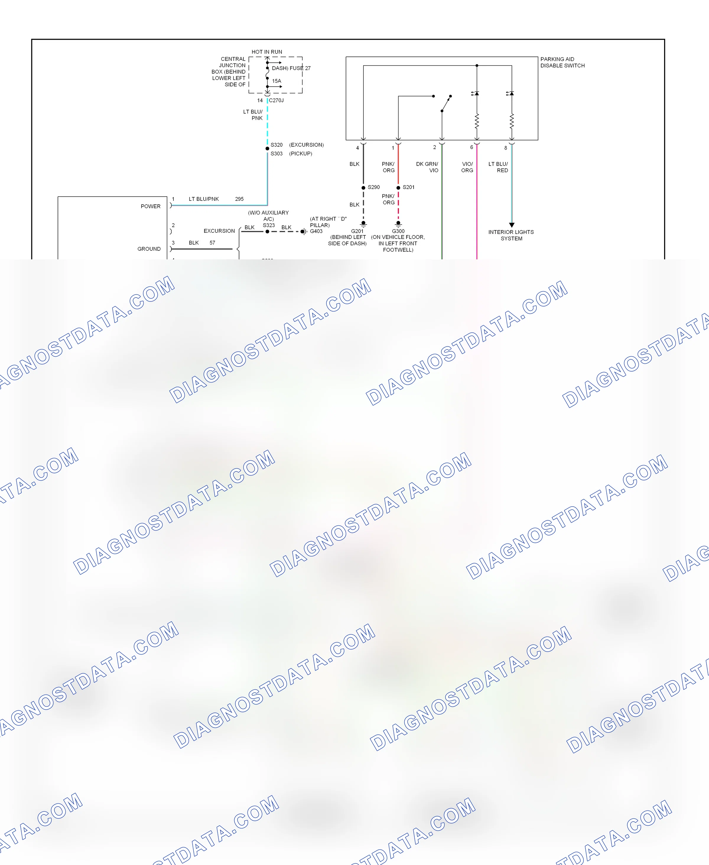 Navigation — Navigation circuit — Navigation circuit. Ford Excursion I (1999-2005)