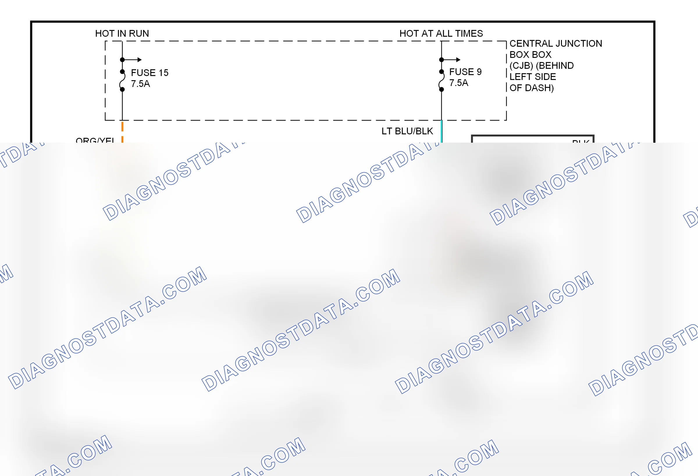 Shift interlock — Shift interlock circuit — Shift interlock circuit. Ford Explorer III (2001-2006)