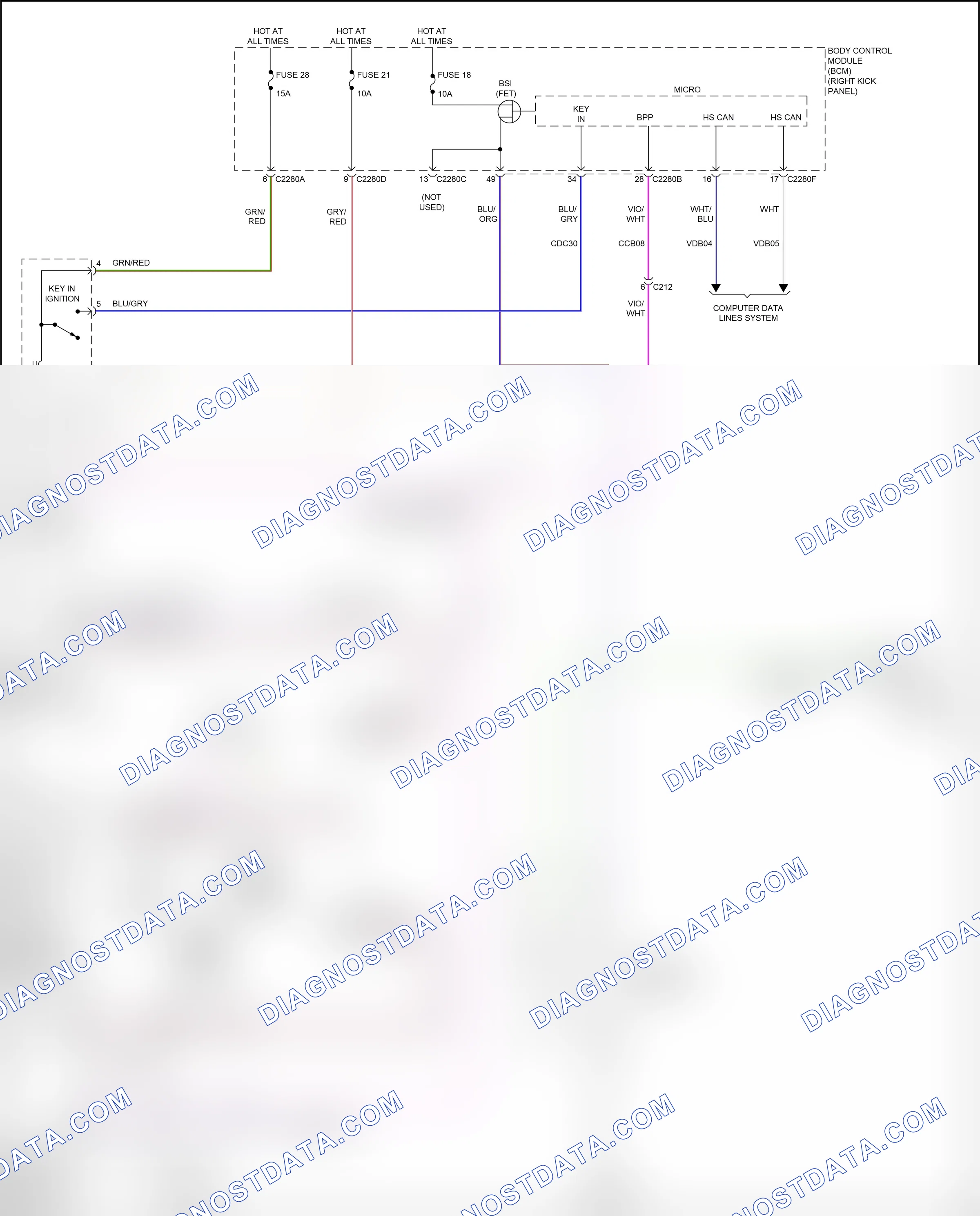 Shift interlock — Shift interlock circuit — Shift interlock circuit. Ford F-250 XIII (2015-2017)