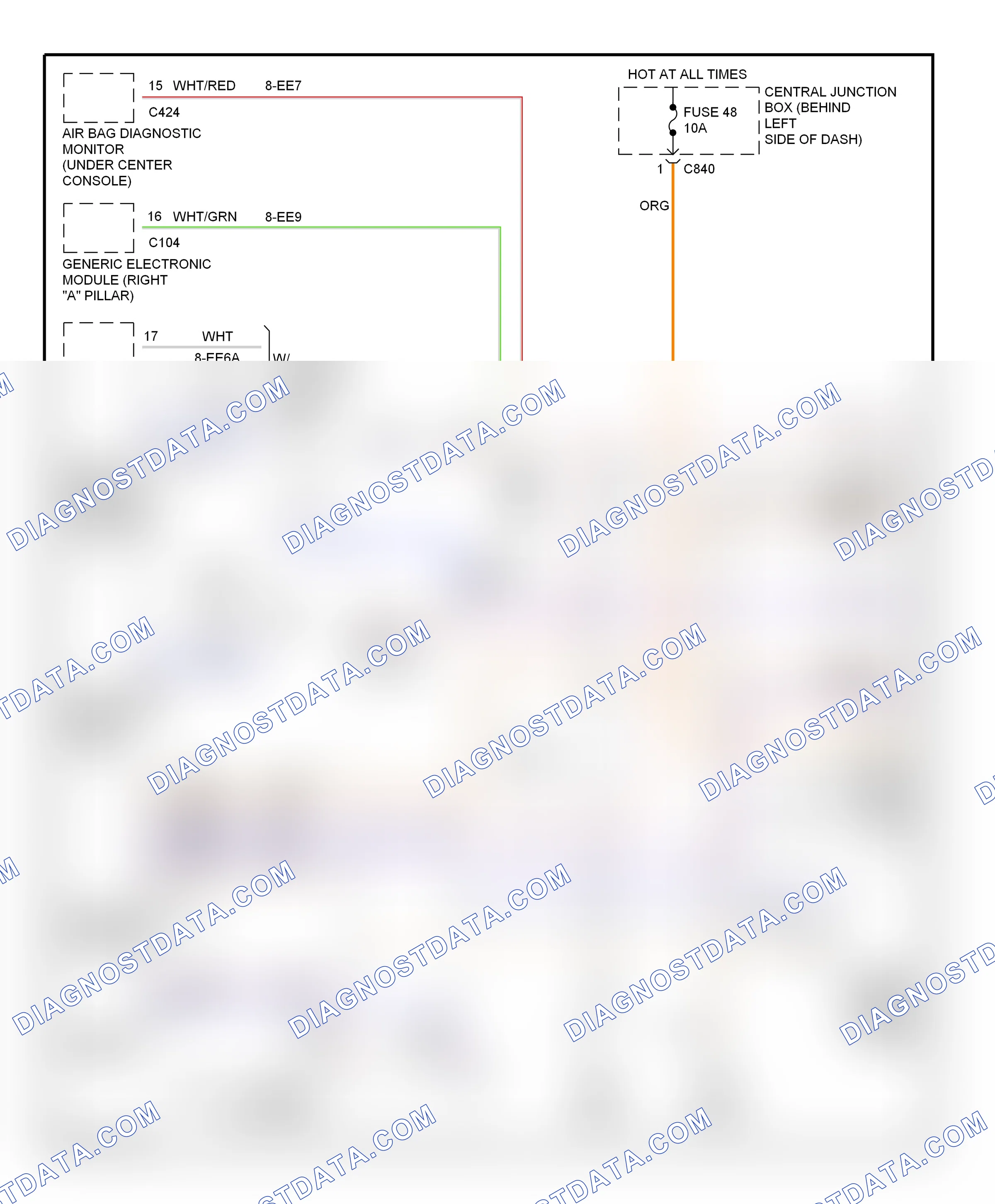 Computer data lines — Computer data lines, with traction control — Computer data lines, with traction control. Ford Focus I (1998-2004)