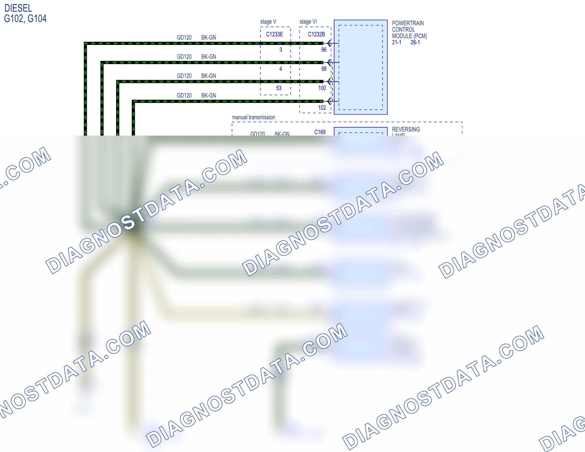 Grounds — configuration: Manual Transmission — configuration: Manual Transmission, Diagram 2 of 2. Ford Kuga II (2012-2016)