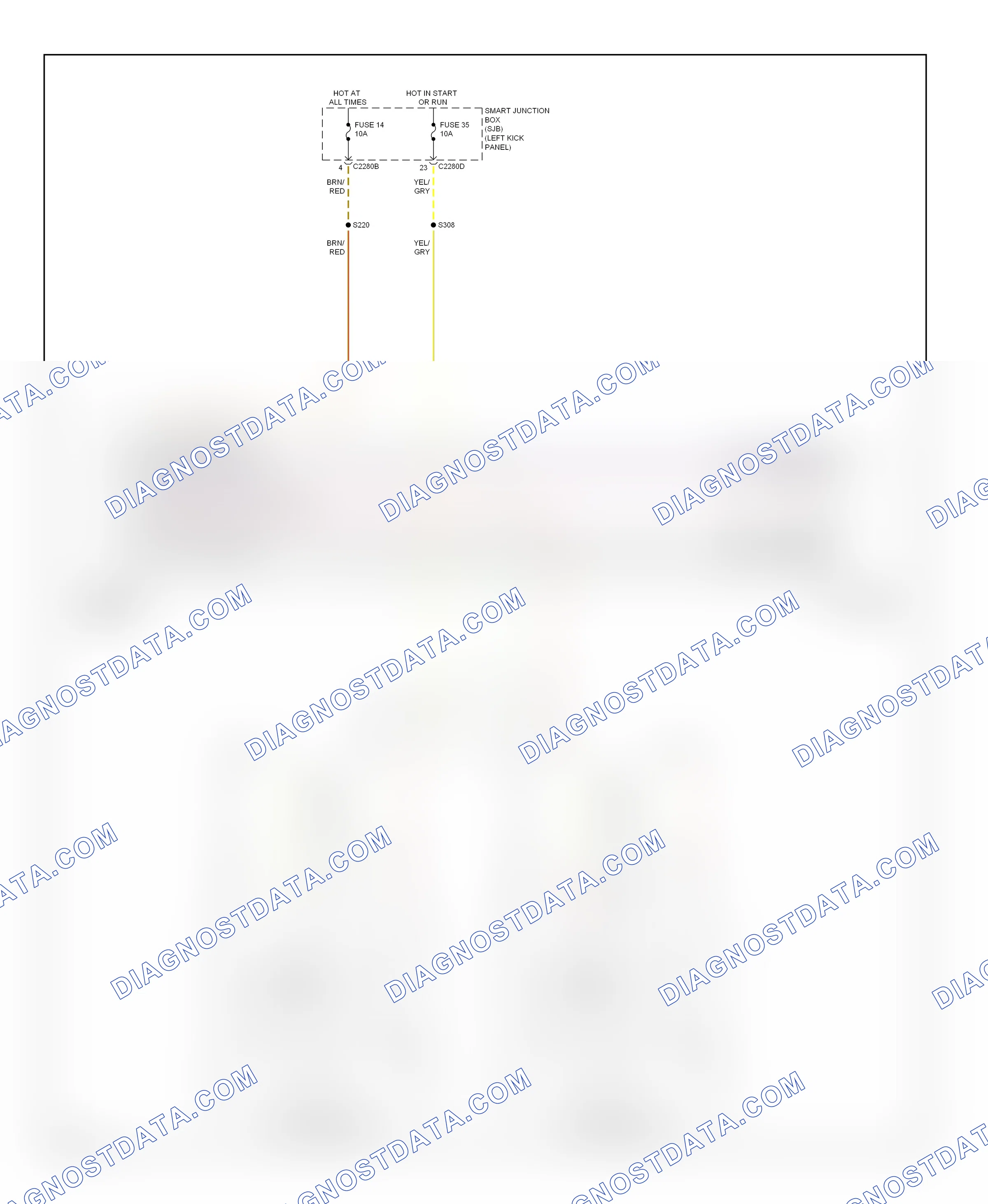 Navigation — Rear camera circuit — Rear camera circuit. Ford Taurus VI (2009-2012)