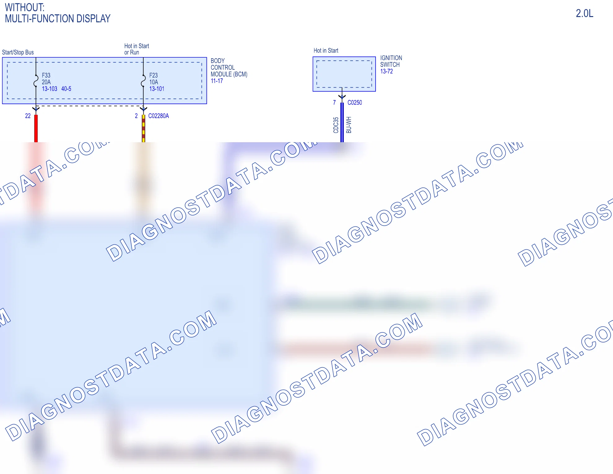 Audio System/Navigation — configuration: 2.0L — configuration: 2.0L, Diagram 1 of 13. Ford Transit Custom I (2012-2018)