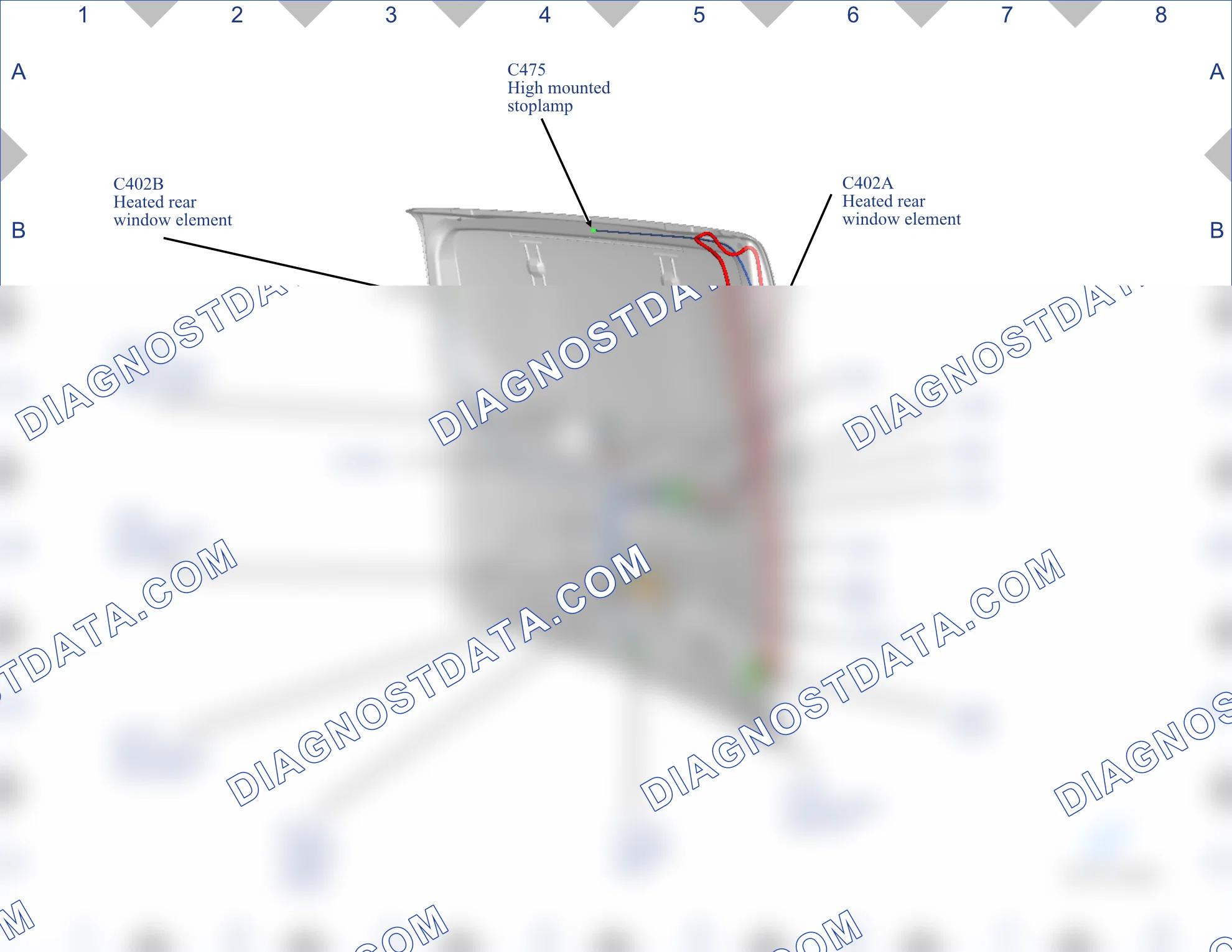 Connector locations — Connector map 45 — Connector map 45. Ford Transit Custom I (2012-2018)
