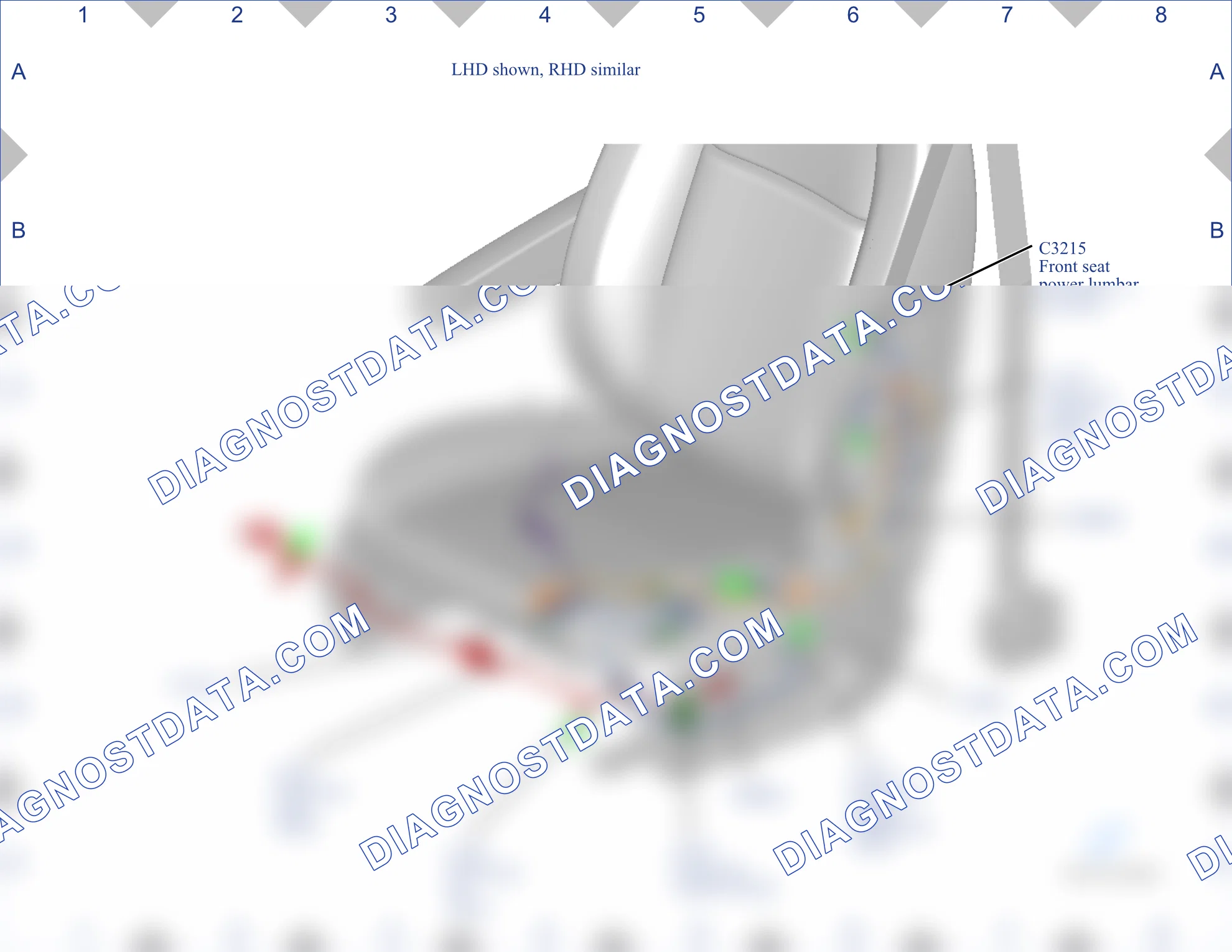 Component locations — Map 47 — Map 47. Ford Transit Custom I (2012-2018)