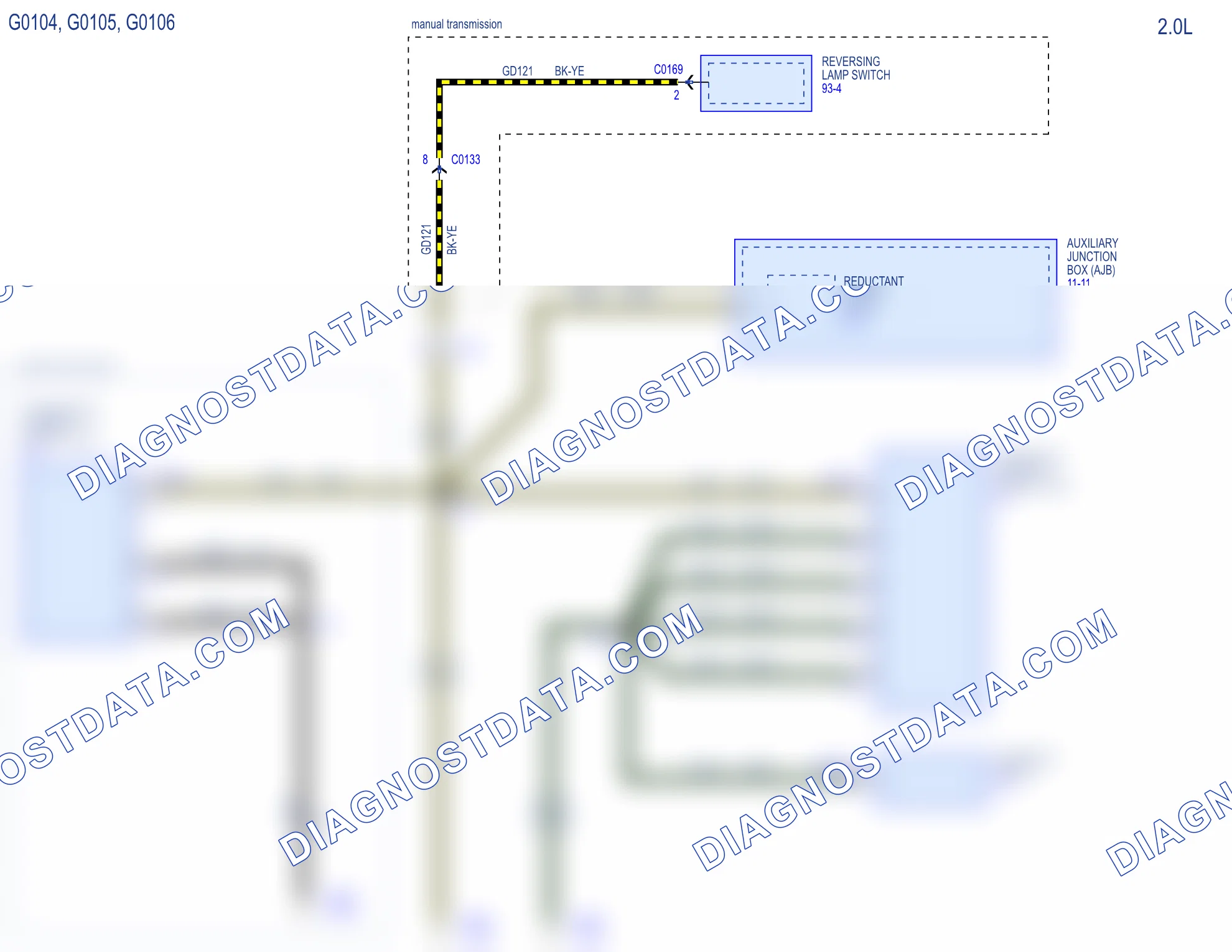 Grounds — configuration: Manual Transmission — configuration: Manual Transmission, Diagram 2 of 2. Ford Transit Custom I (2012-2018)