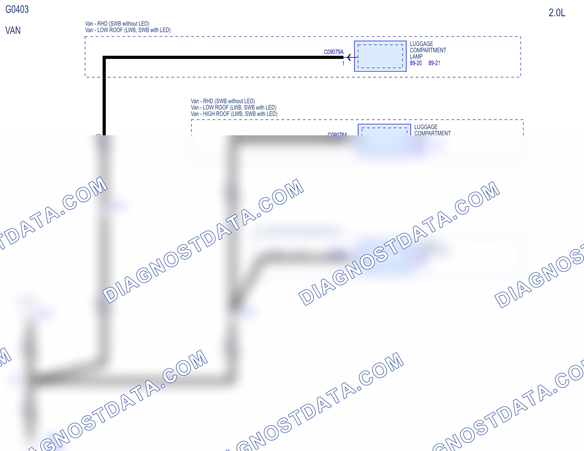 Grounds — configuration: 2.0L — configuration: 2.0L, Diagram 14 of 20. Ford Transit Custom I (2012-2018)