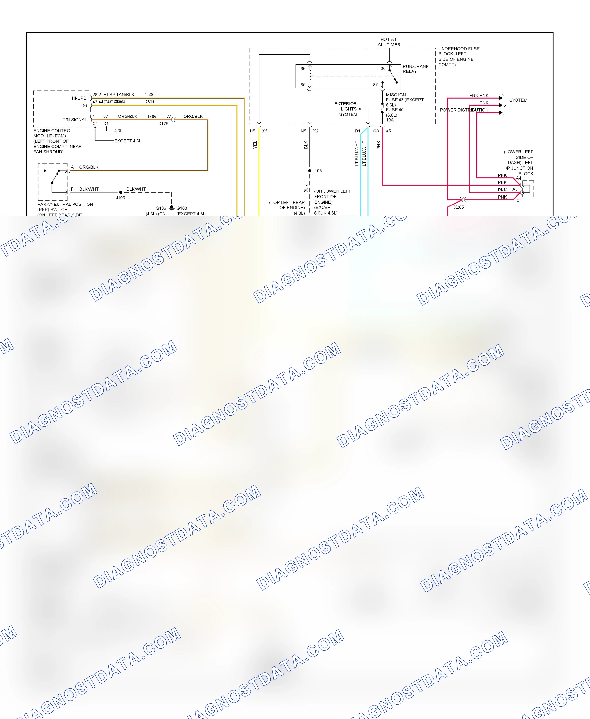 Shift interlock — Shift interlock circuit — Shift interlock circuit. GMC Sierra 1500  (2000-2012)