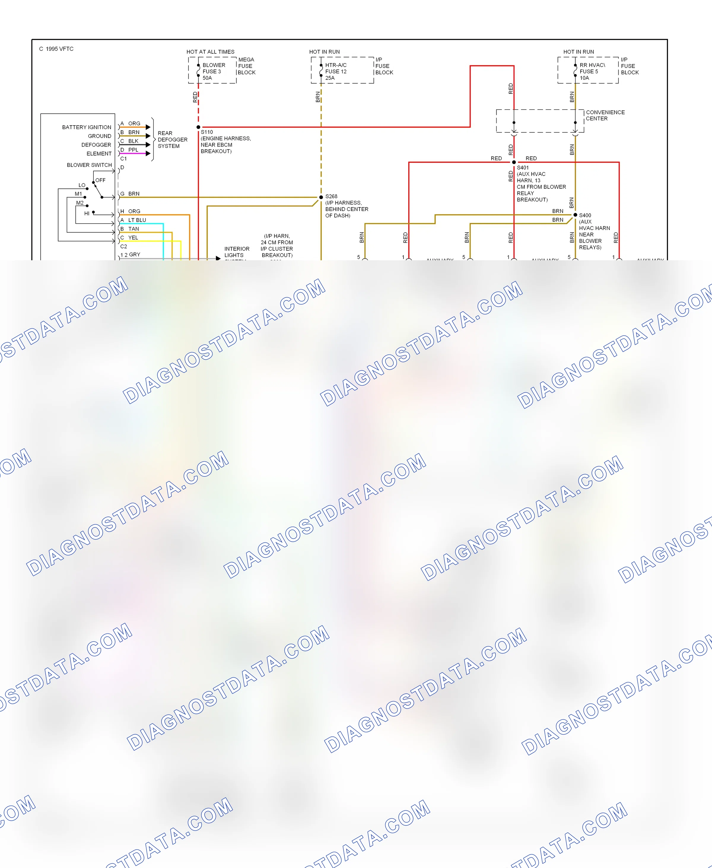 Air conditioning — Heater circuit, auxiliary — Heater circuit, auxiliary. GMC Yukon Denali  (2000-2000)