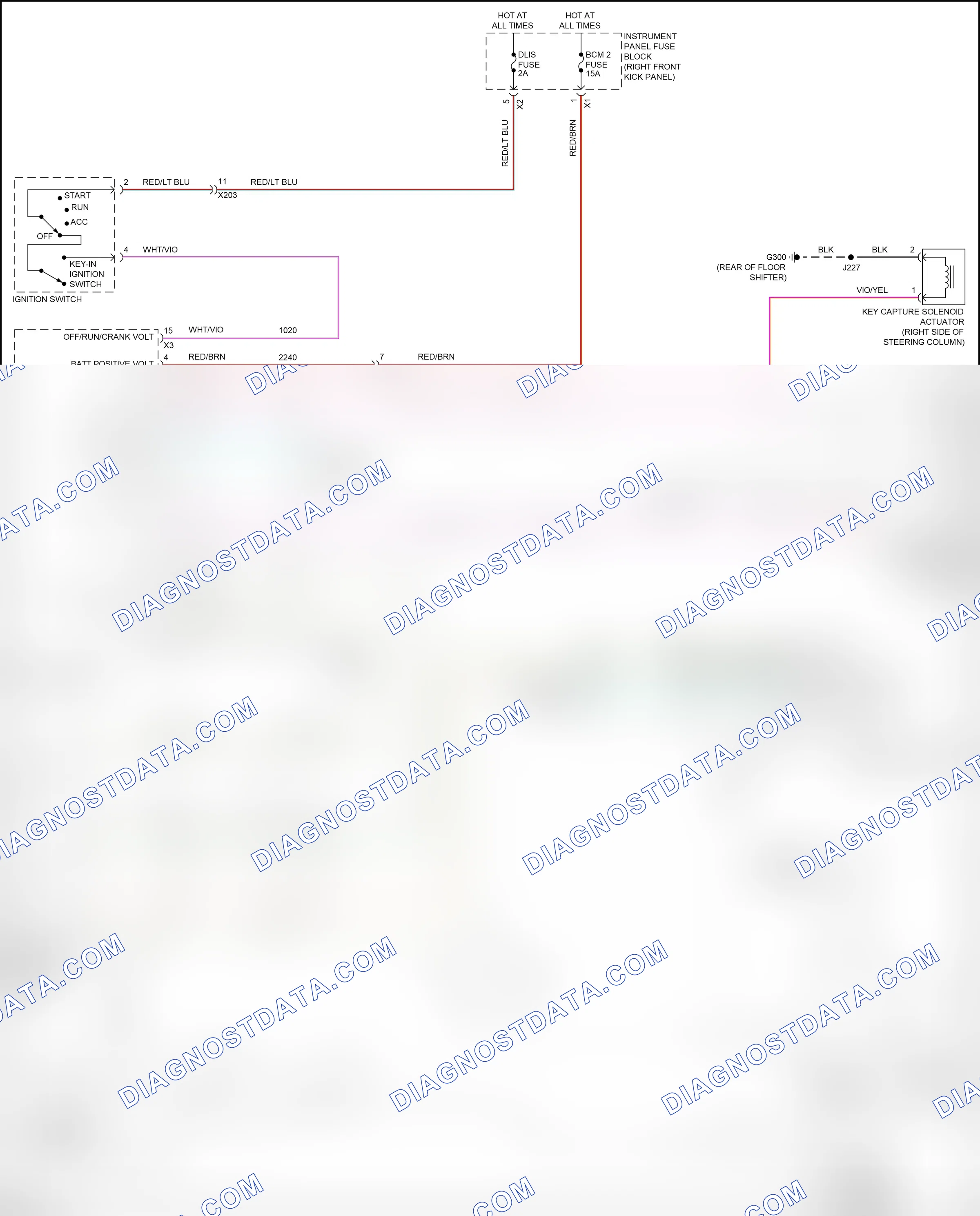 Shift interlock — Shift interlock circuit — Shift interlock circuit. Honda Elysion II (2021-2024)