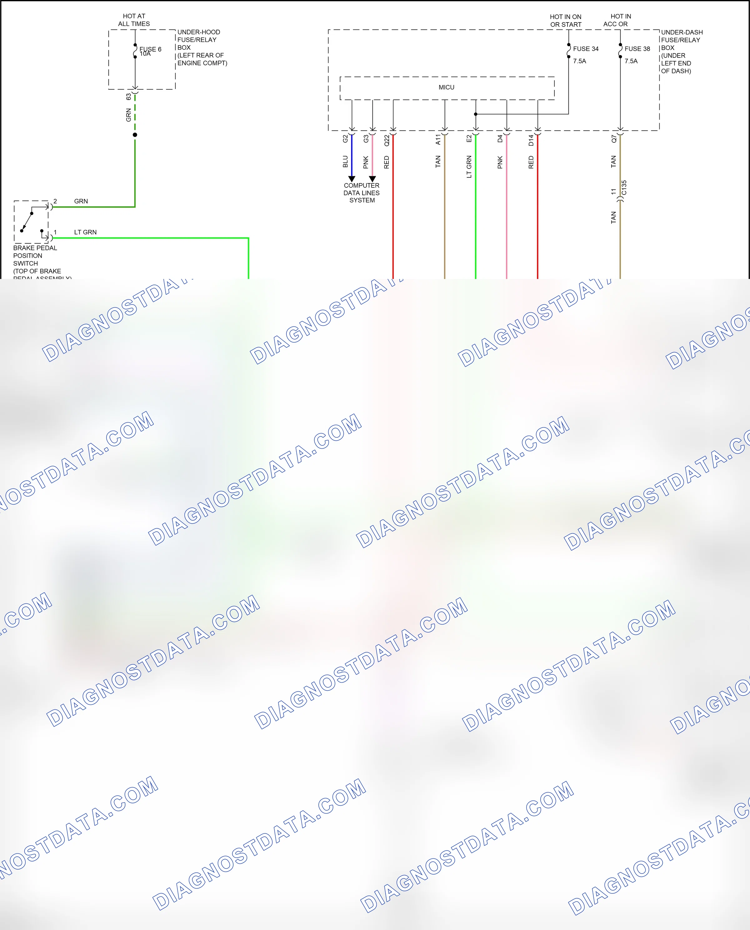 Shift interlock — Shift interlock circuit — Shift interlock circuit. Honda Fit GP facelift (2017-2020)
