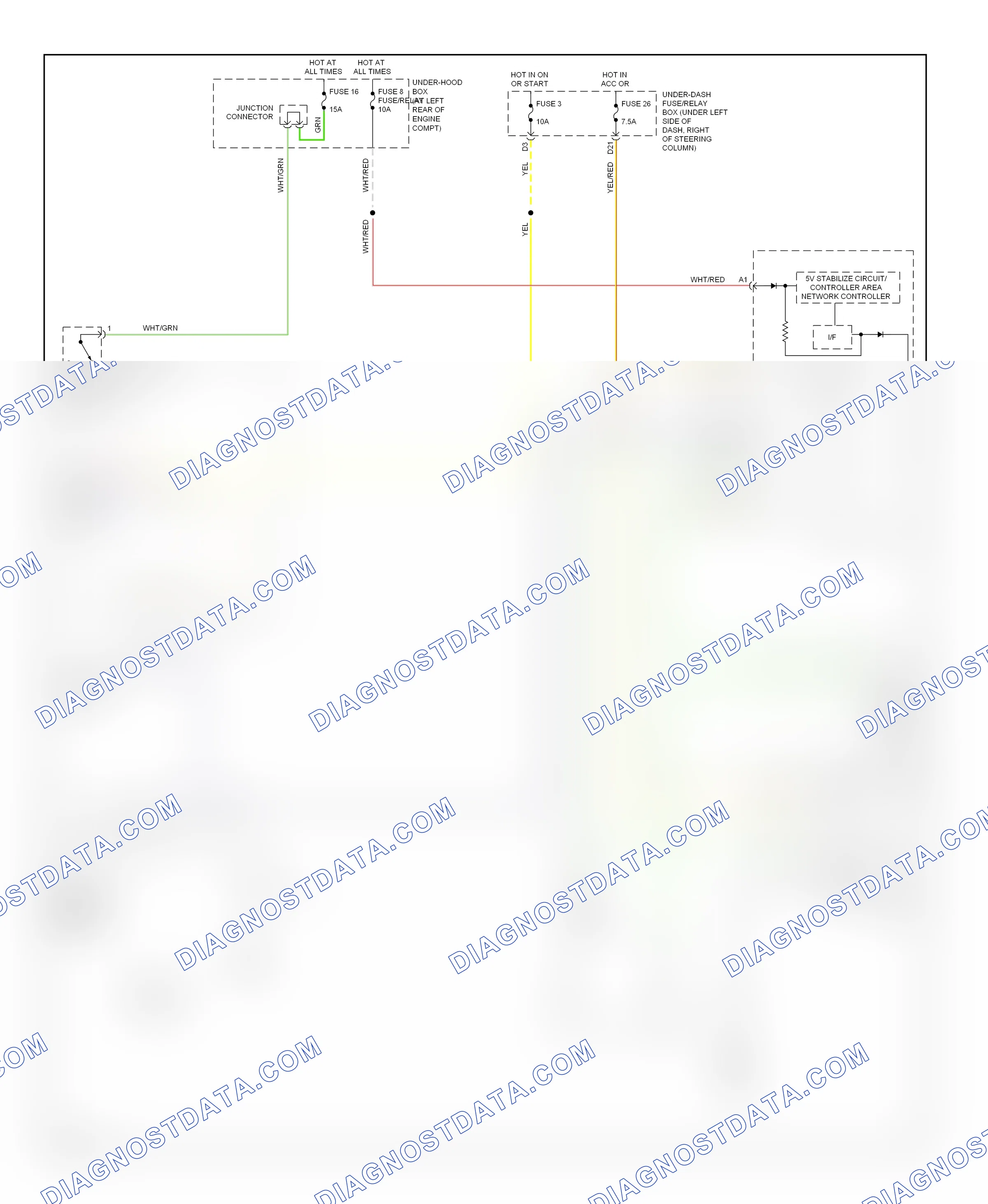 Shift interlock — Shift interlock circuit — Shift interlock circuit. Honda Fit I (2004-2009)