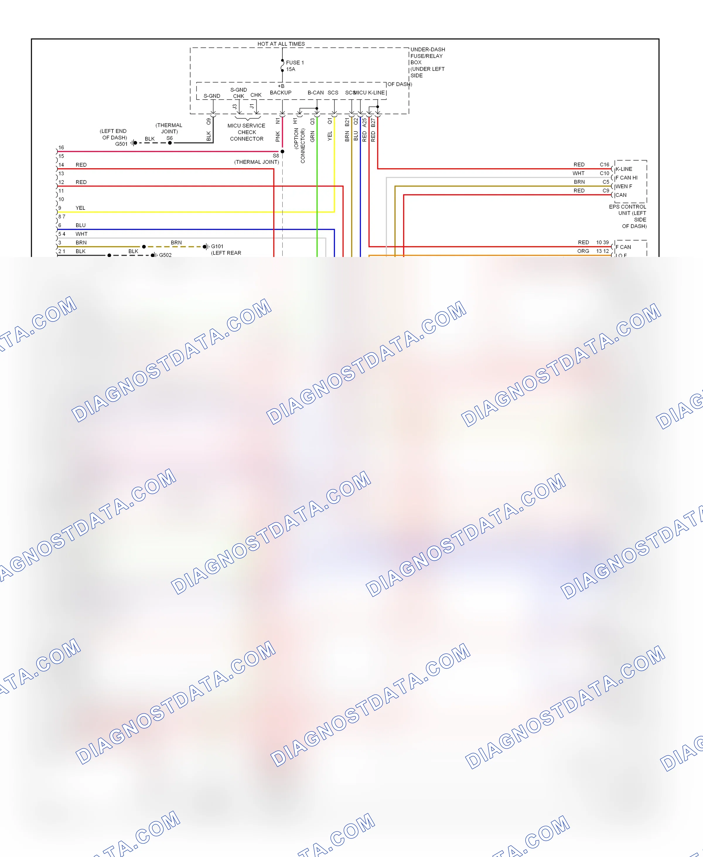 Computer data lines — Computer data lines circuit — Computer data lines circuit. Honda Insight ZE2 facelift (2011-2014)