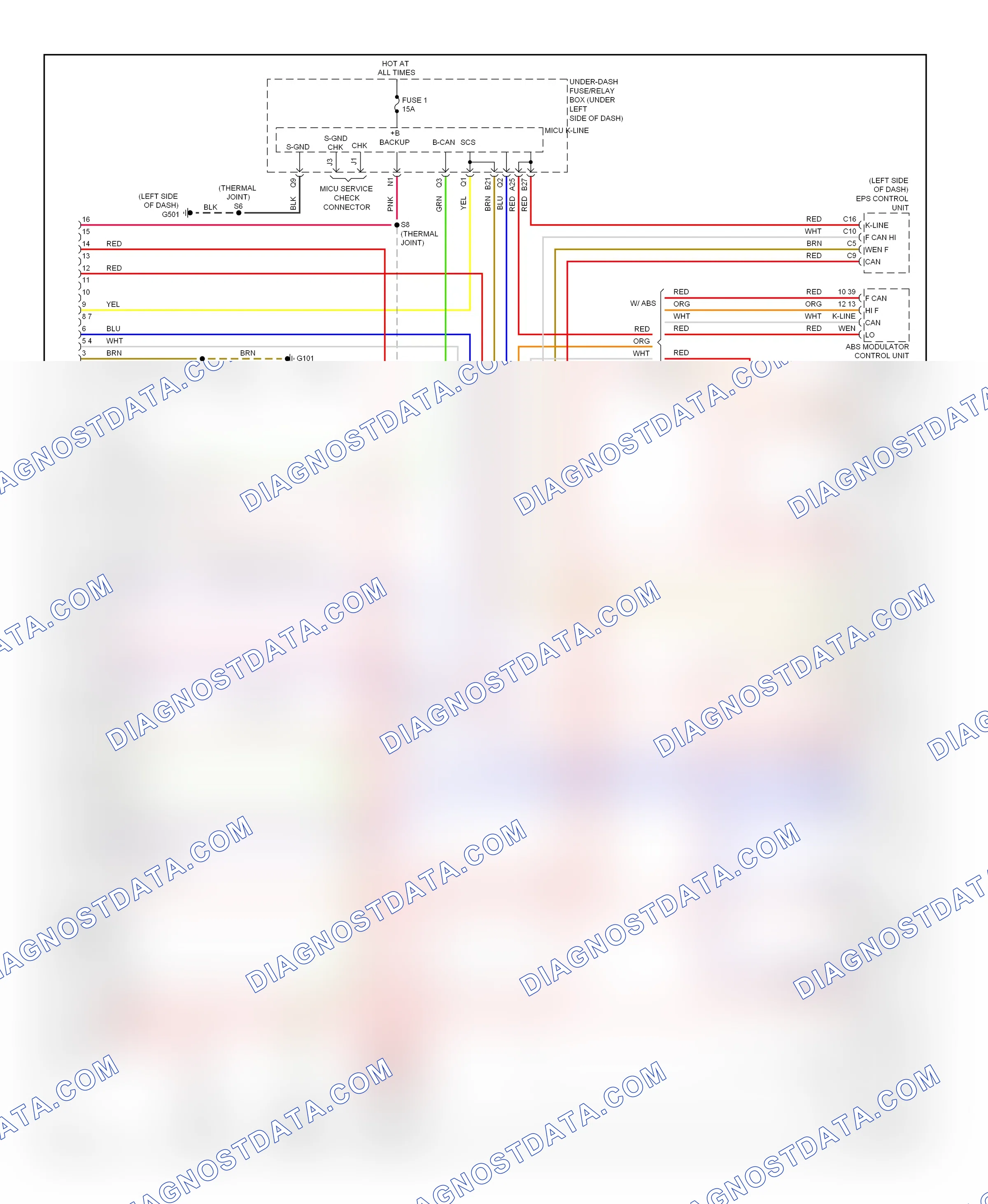 Computer data lines — Computer data lines circuit — Computer data lines circuit. Honda Insight ZE2 (2009-2011)