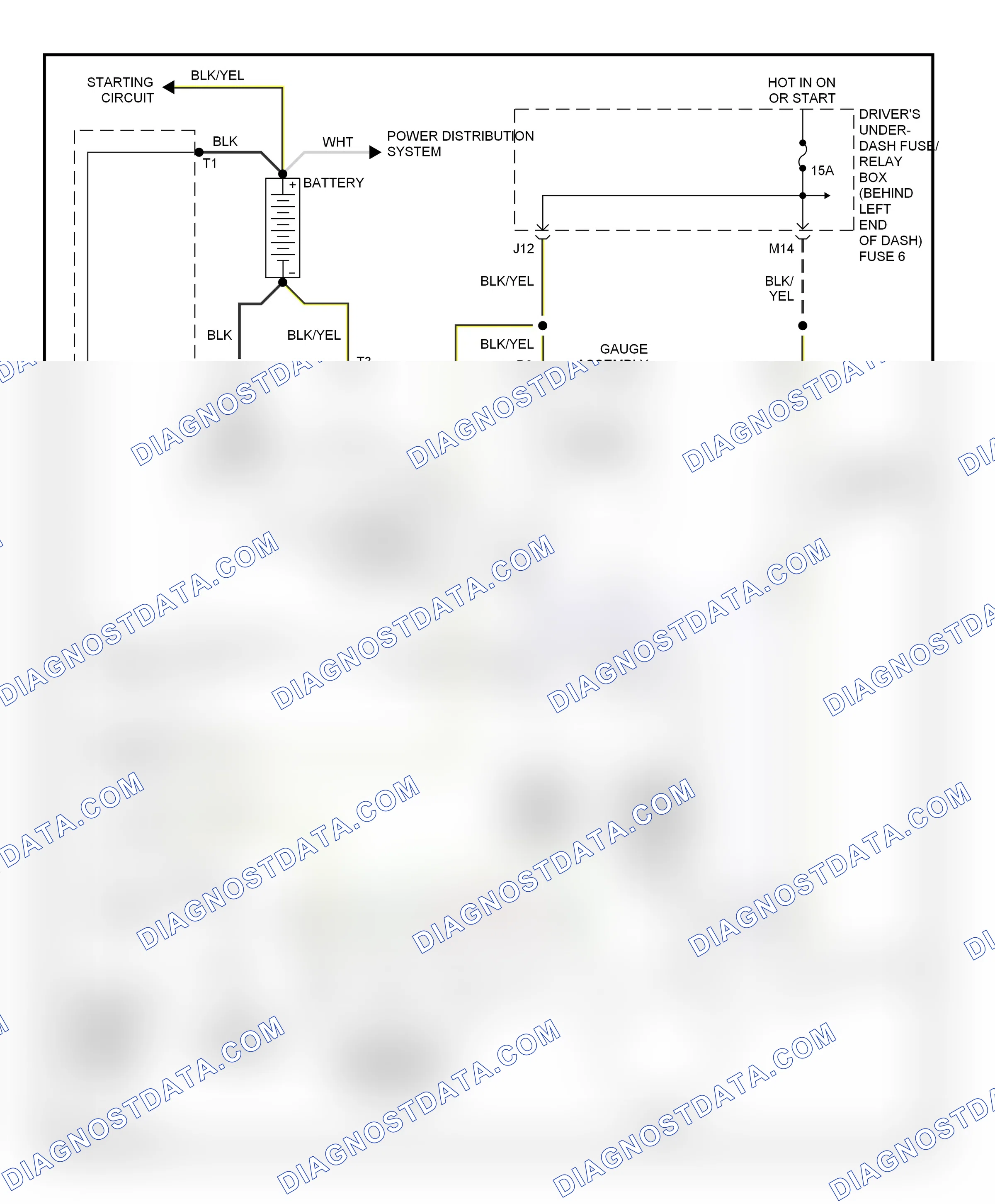 Starting/charging — Charging circuit — Charging circuit. Honda Pilot I (2002-2005)
