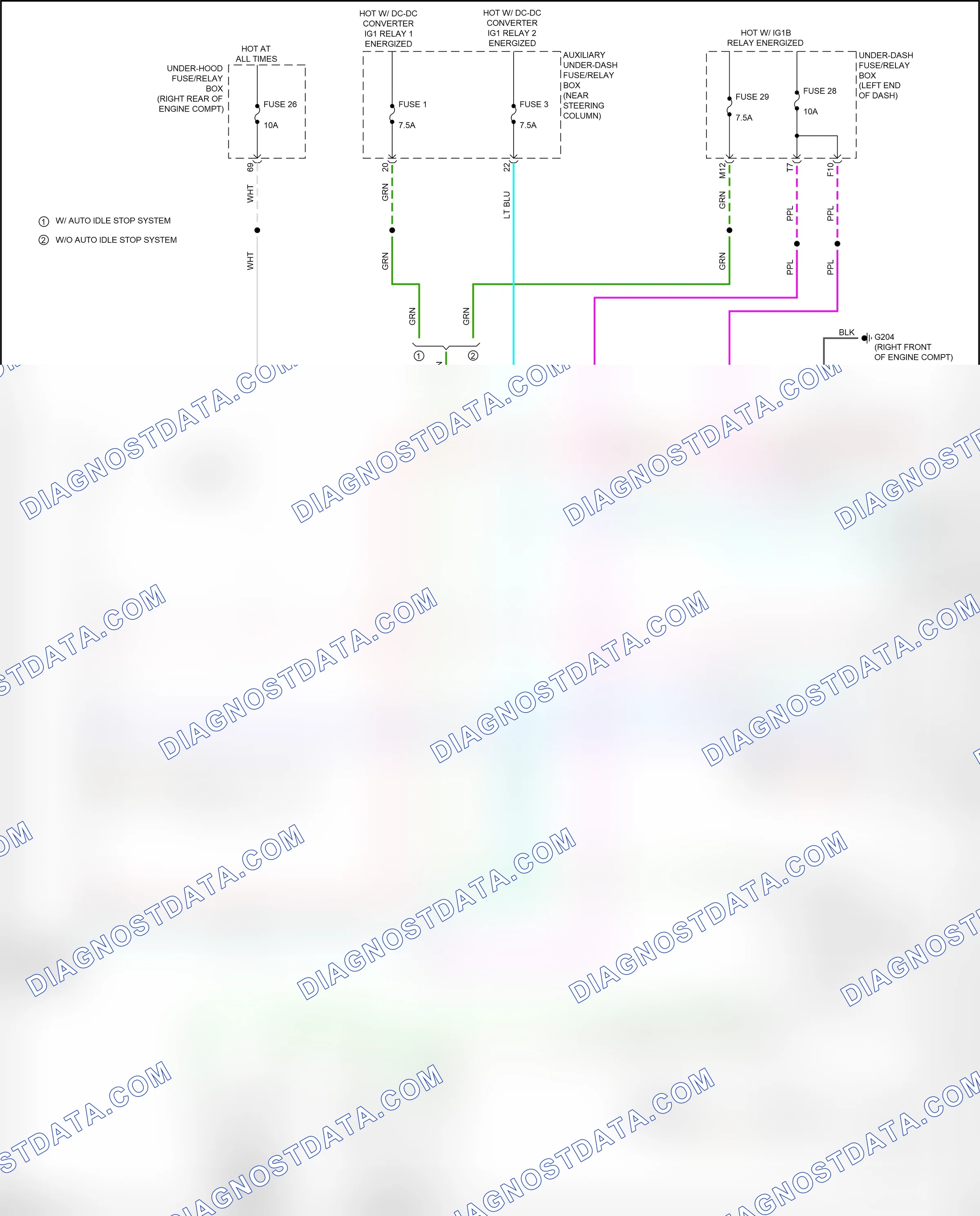 Navigation — Multipurpose camera circuit — Multipurpose camera circuit. Honda Pilot III (2015-2018)
