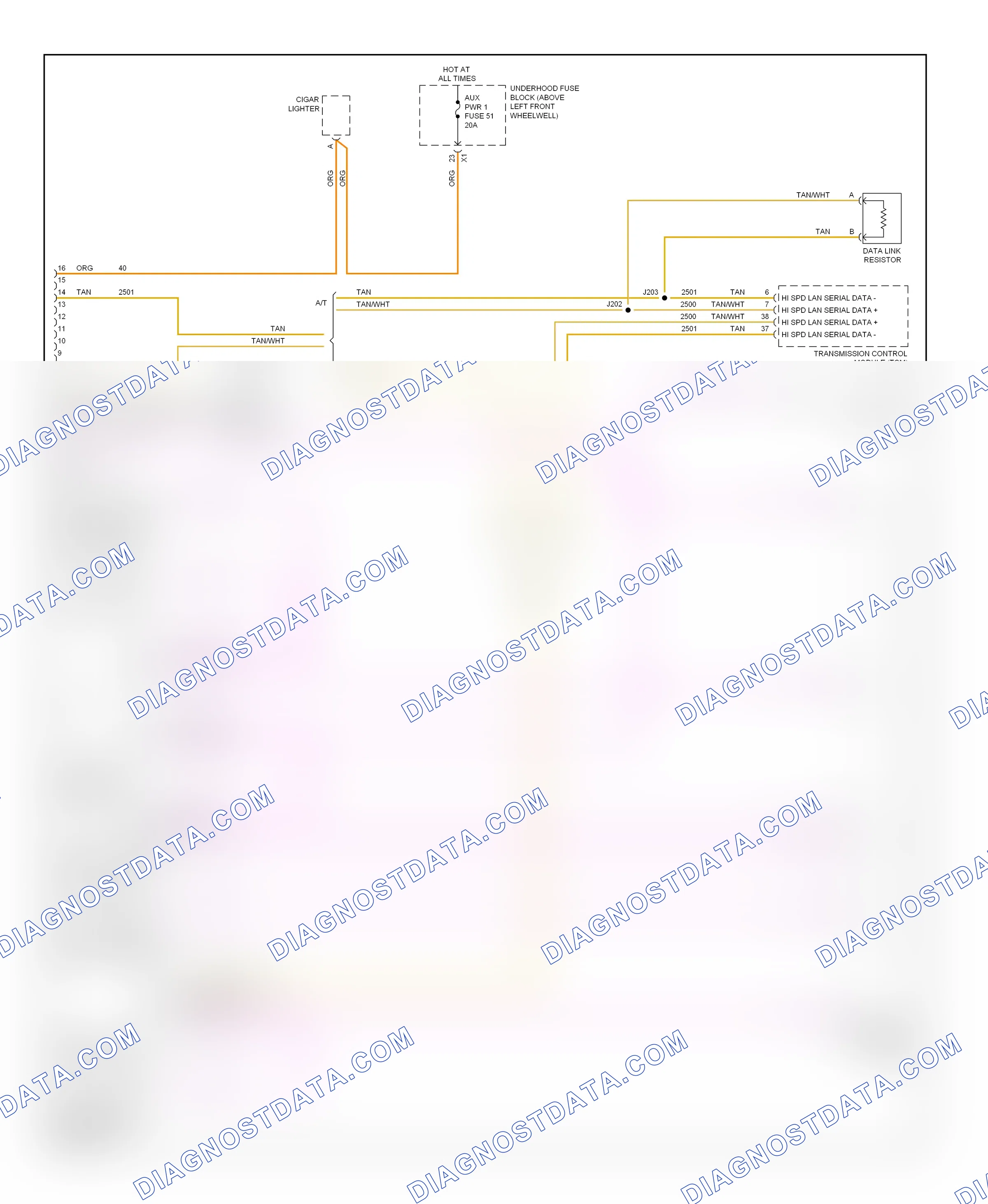 Computer data lines — Computer data lines circuit — Computer data lines circuit. Hummer H3 I (2005-2010)