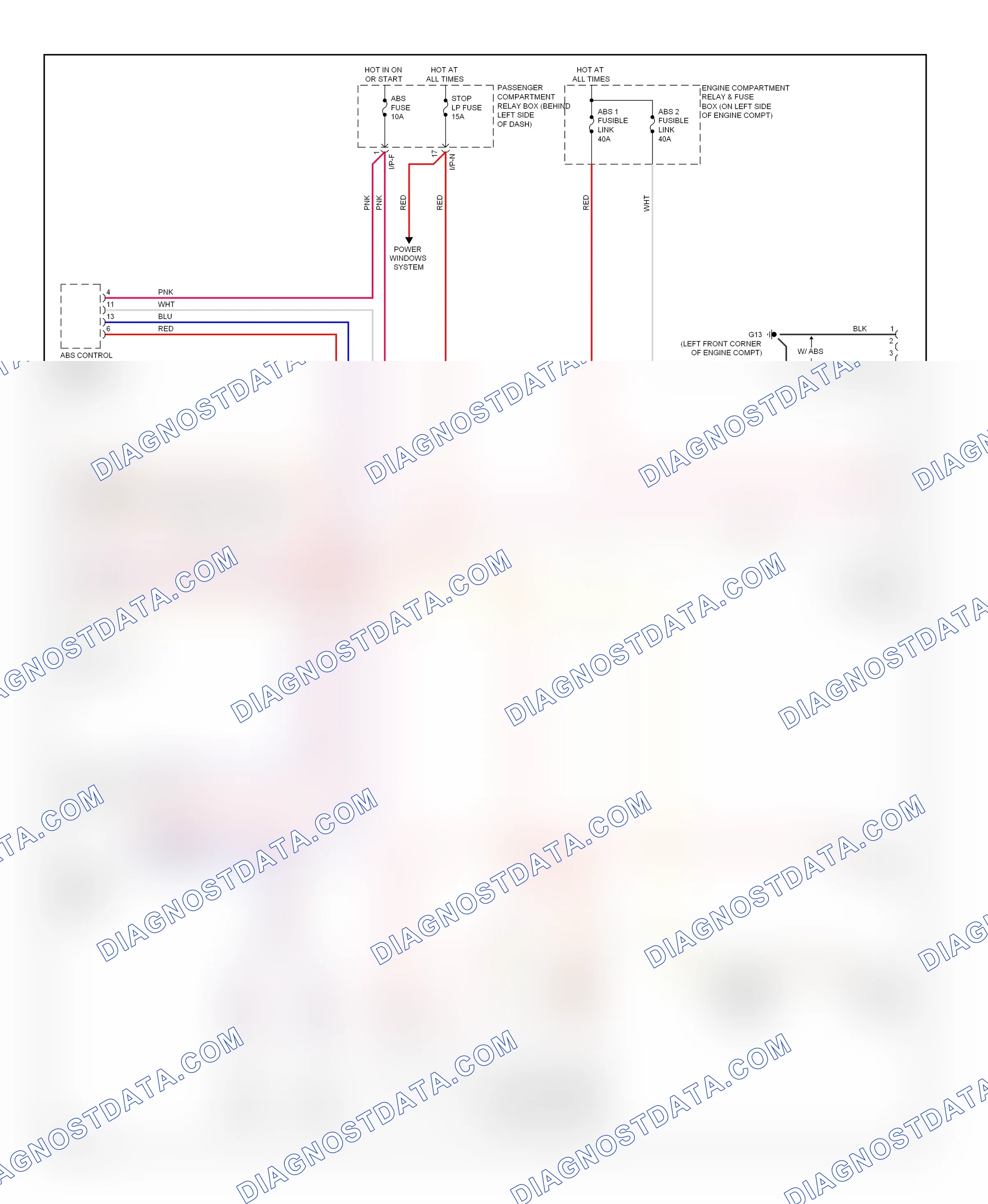 Computer data lines — Computer data lines circuit — Computer data lines circuit. Hyundai Accent III (2006-2011)