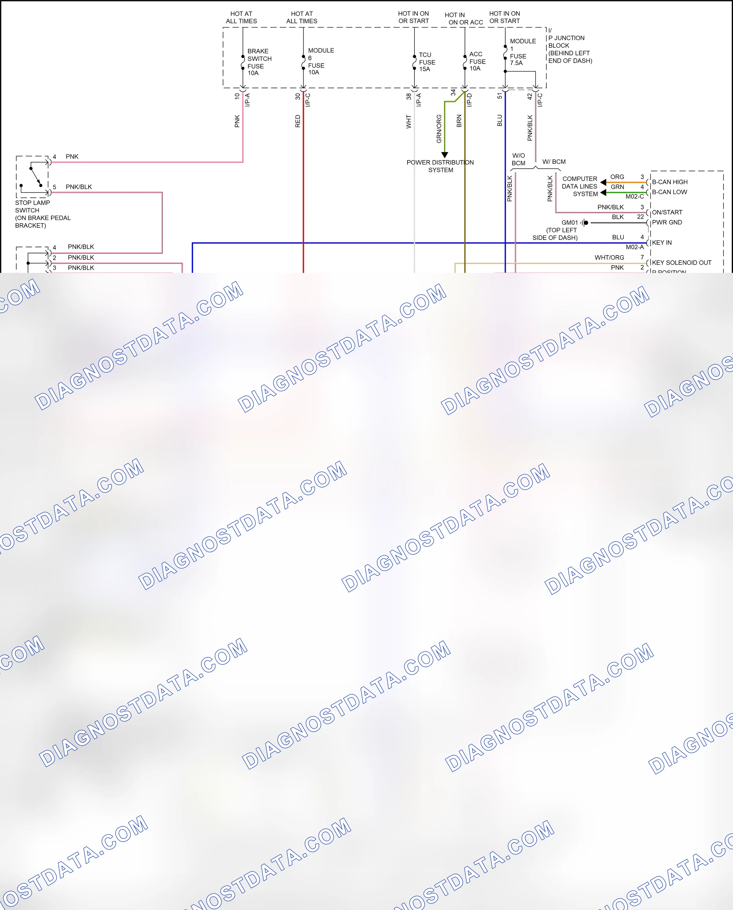 Shift interlock — Shift interlock circuit — Shift interlock circuit. Hyundai Accent V (2017-2023)