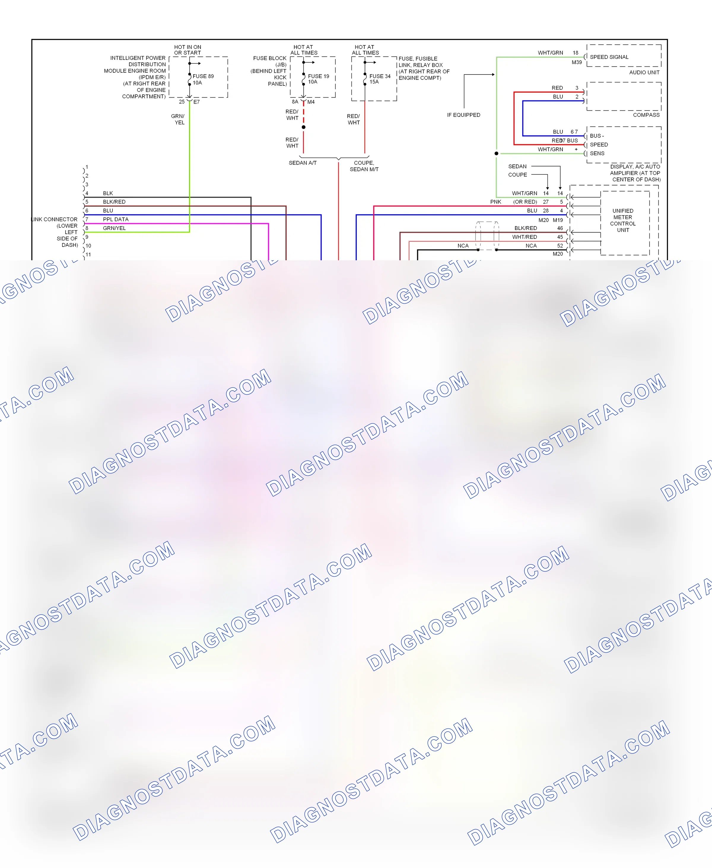 Computer data lines — Computer data lines circuit — Computer data lines circuit. Infiniti G35 III (2002-2007)