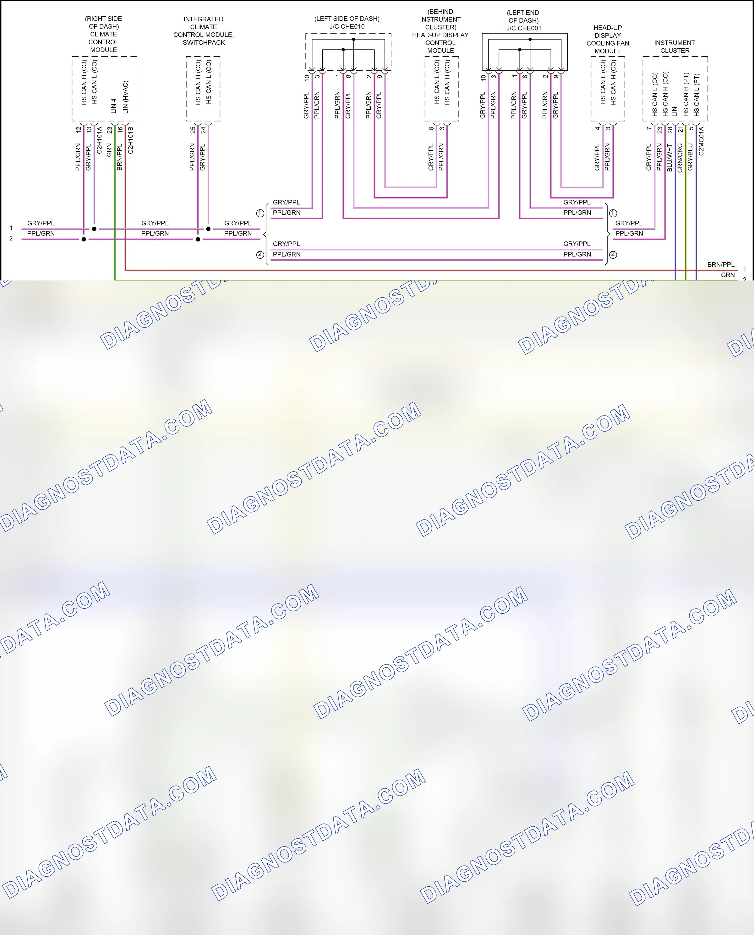 Computer data lines — Computer data lines circuit — Computer data lines circuit (4 of 7). Jaguar F-Pace I (2016-2020)
