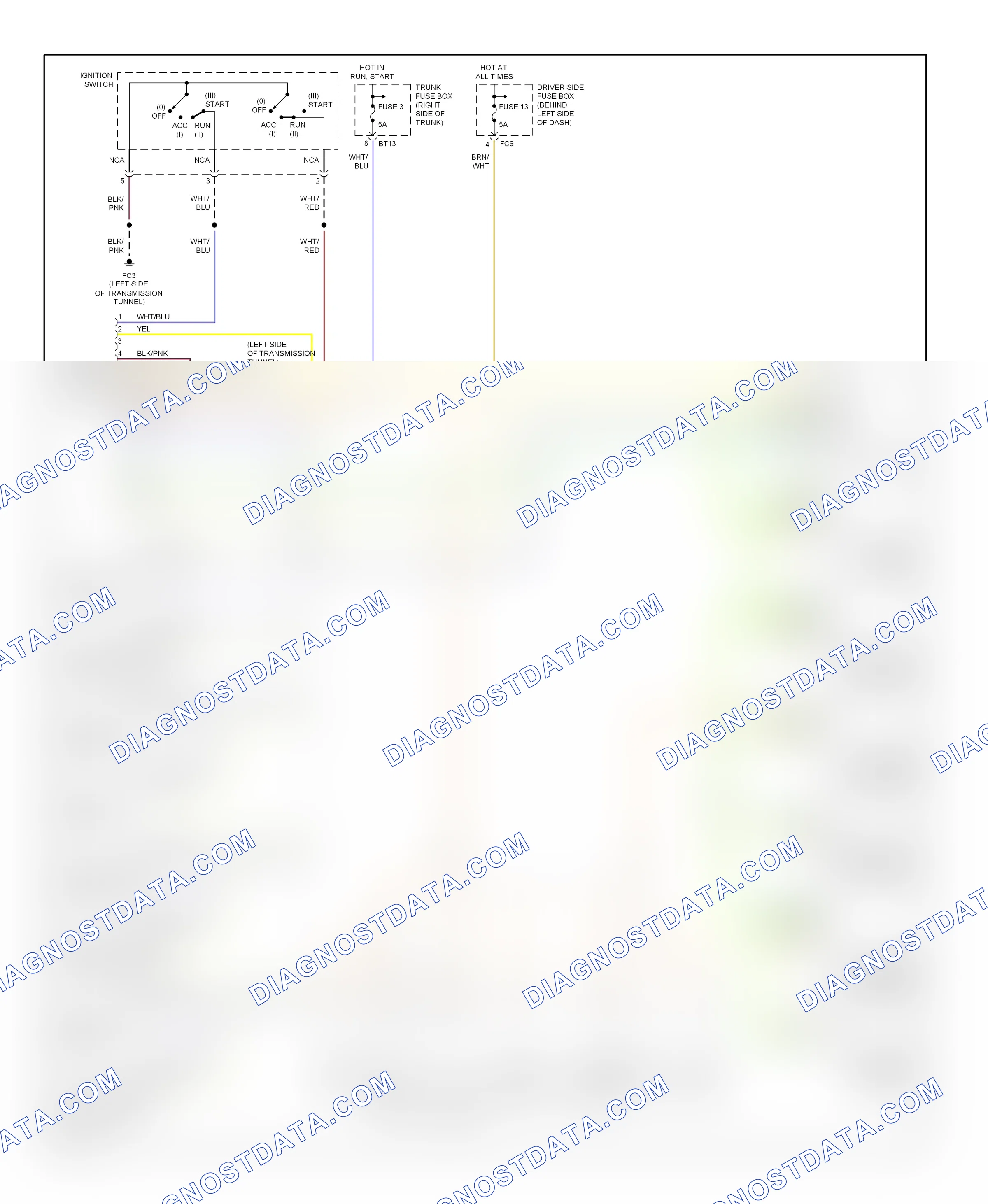 Computer data lines — Computer data lines circuit — Computer data lines circuit. Jaguar XKR I facelift (2004-2006)