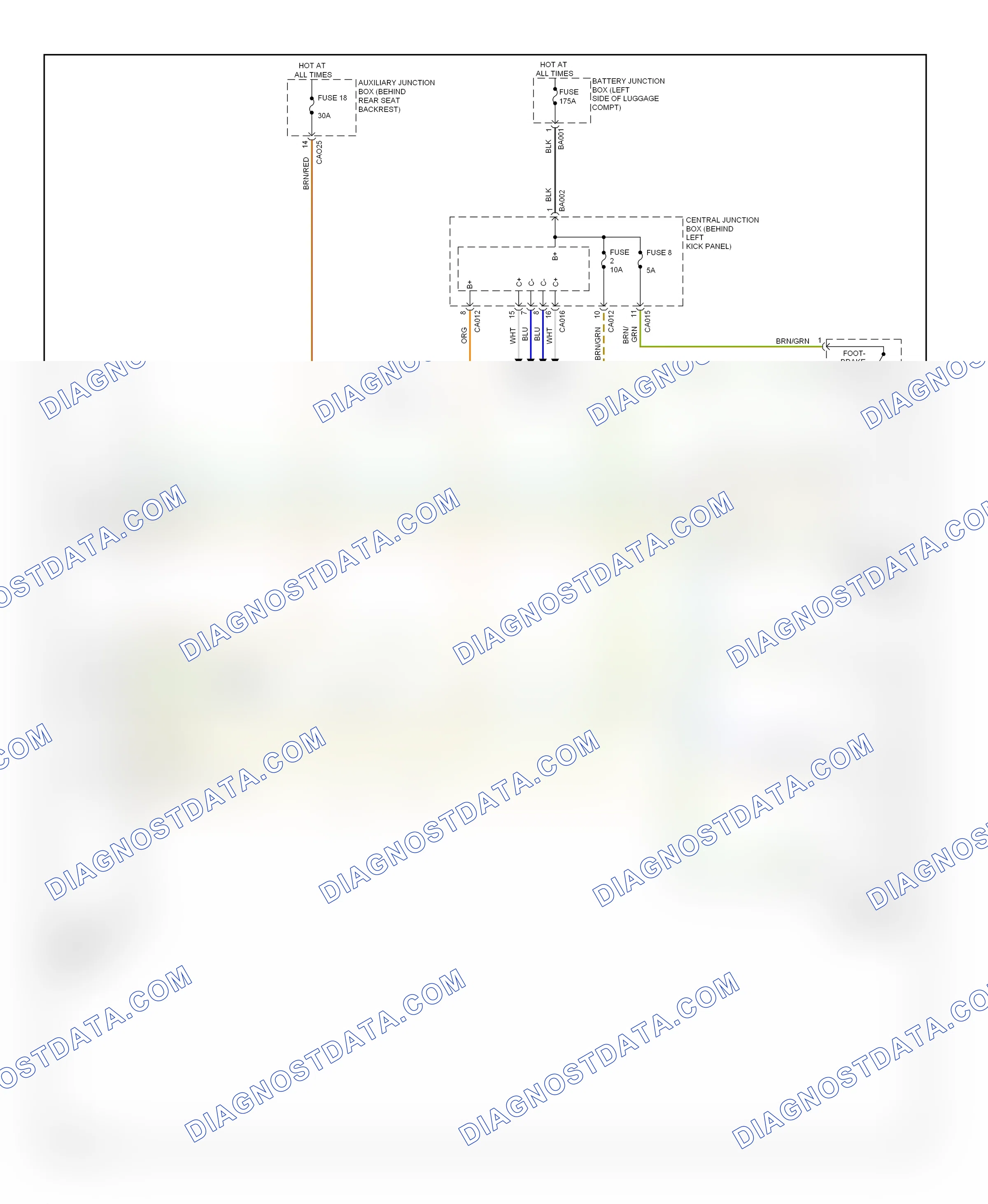 Shift interlock — Shift interlock circuit — Shift interlock circuit. Jaguar XKR II facelift (2009-2011)