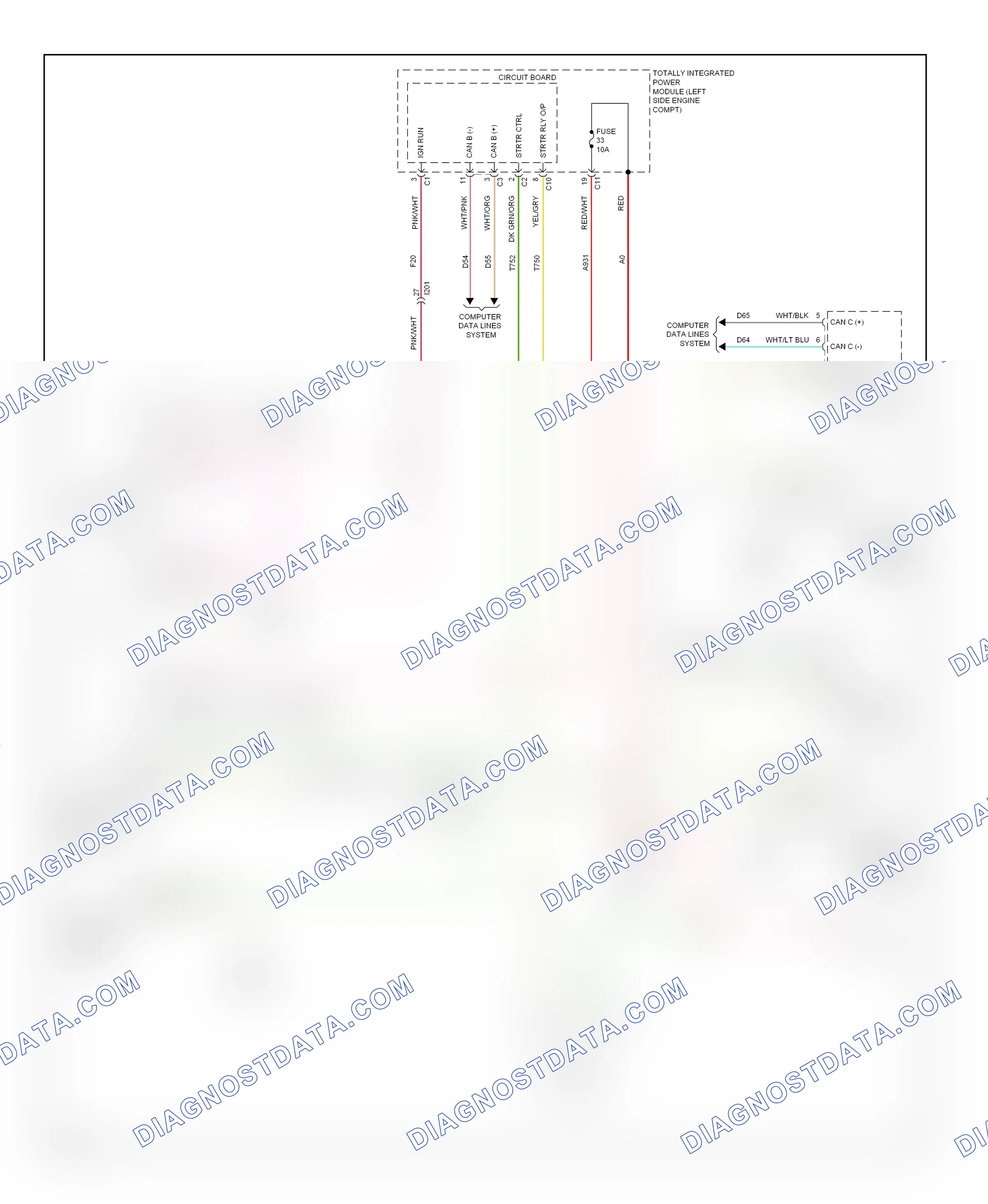 Starting/charging — Starting circuit — Starting circuit. Jeep Compass I facelift 2 (2013-2016)