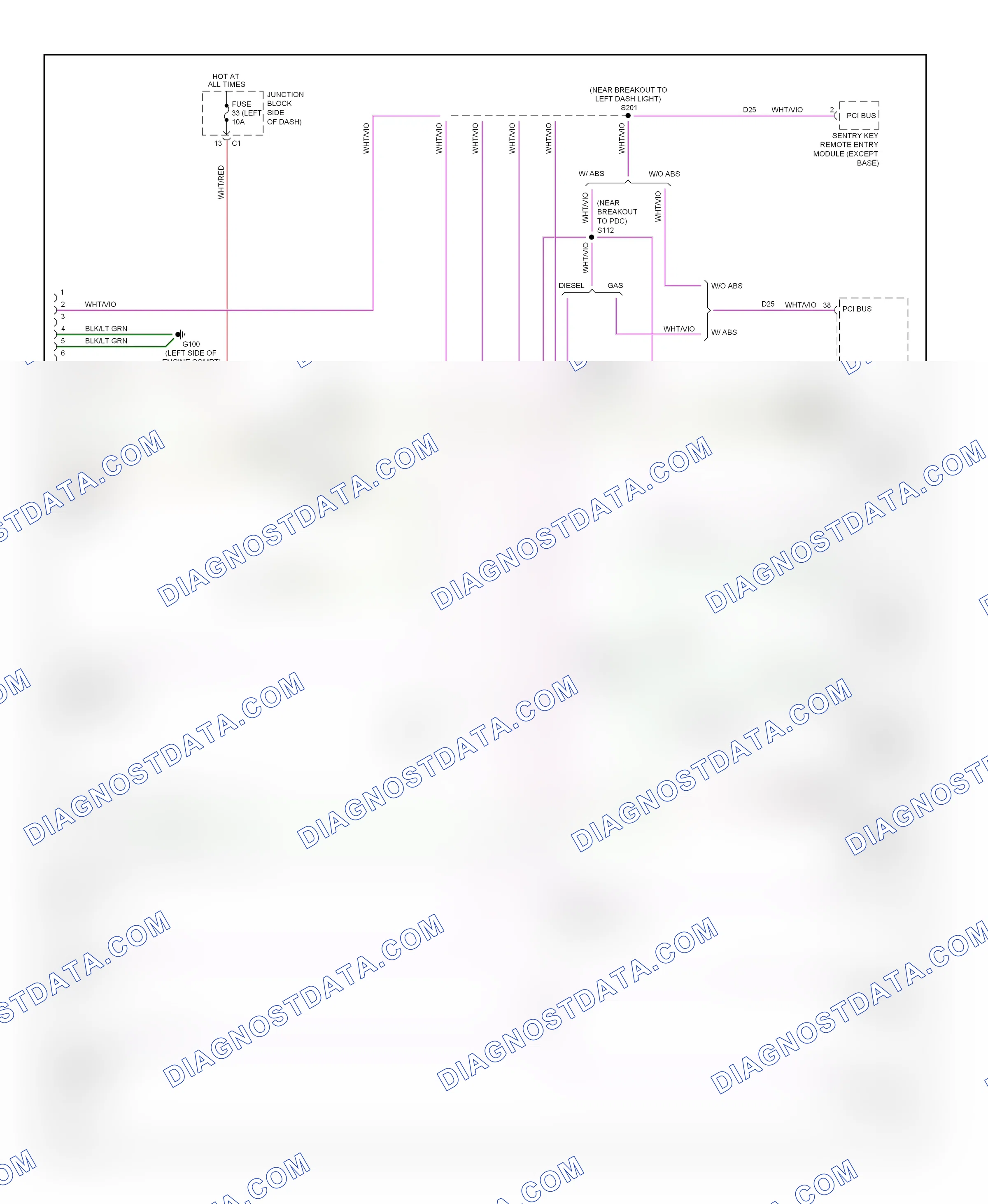 Computer data lines — Computer data lines circuit — Computer data lines circuit. Jeep Liberty I (2001-2007)