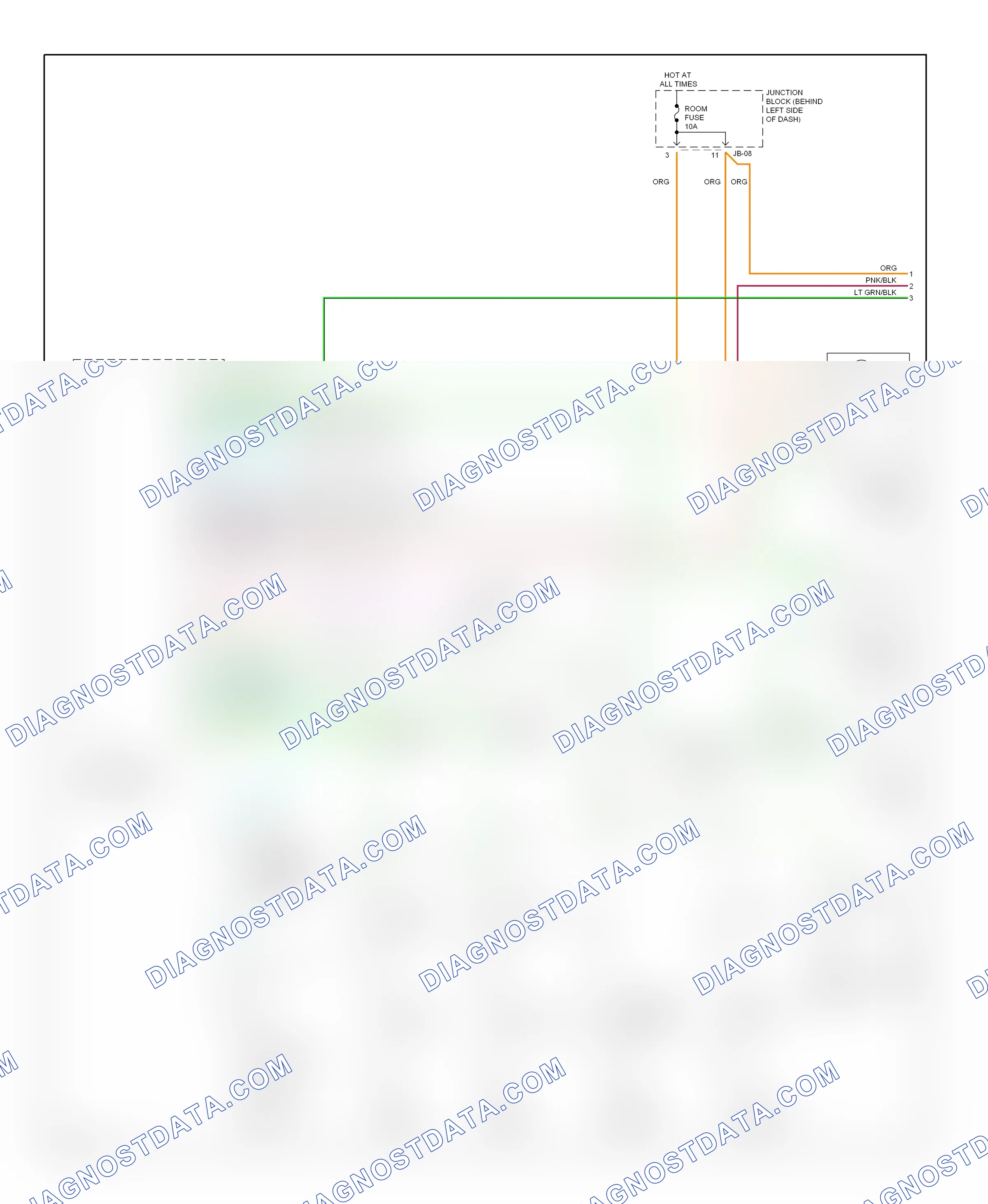Body computer — Body computer circuits — Body computer circuits (1 of 2). Kia Optima I (2000-2002)