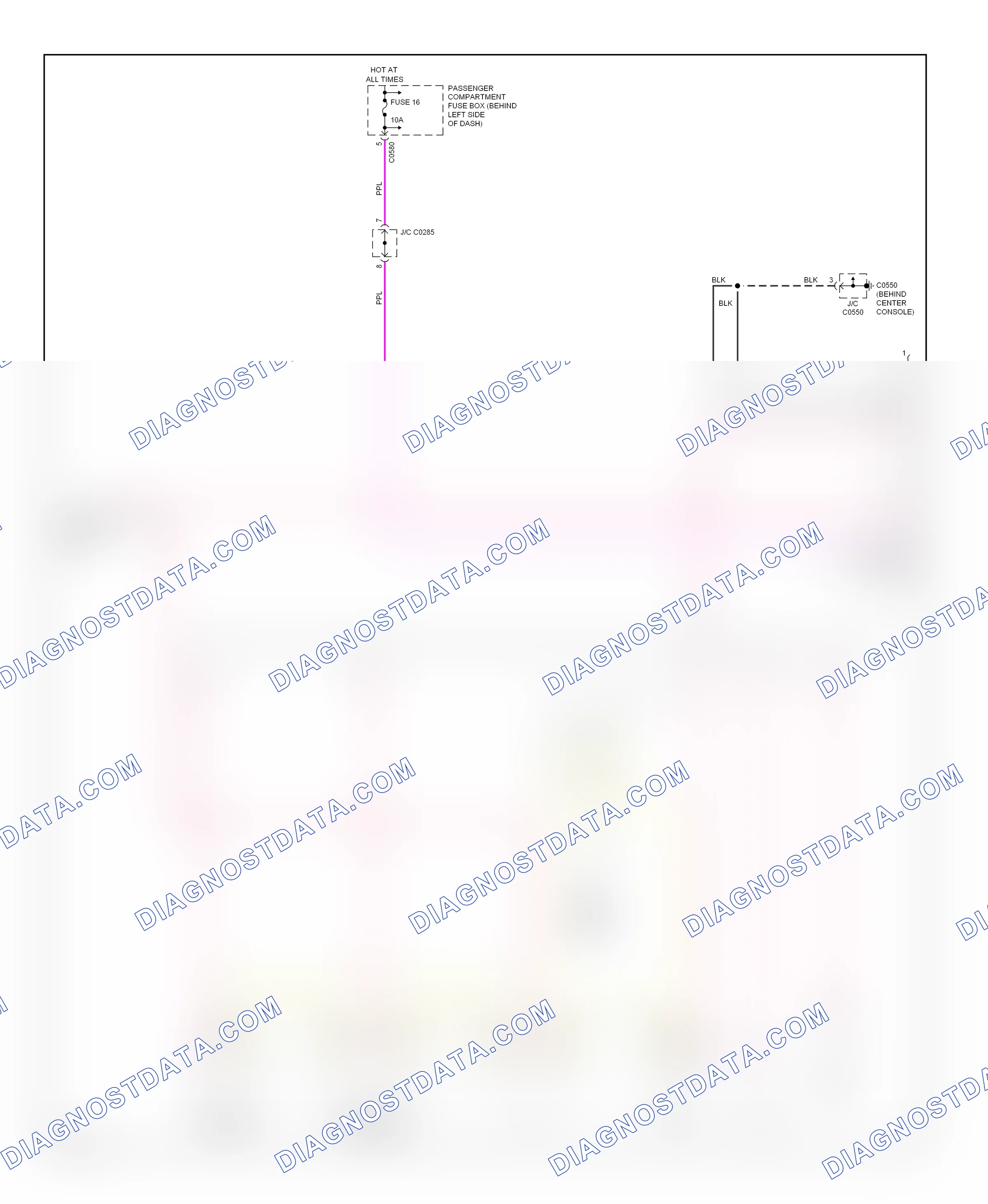 Computer data lines — Computer data lines circuit — Computer data lines circuit. Land Rover Freelander I facelift (2003-2006)