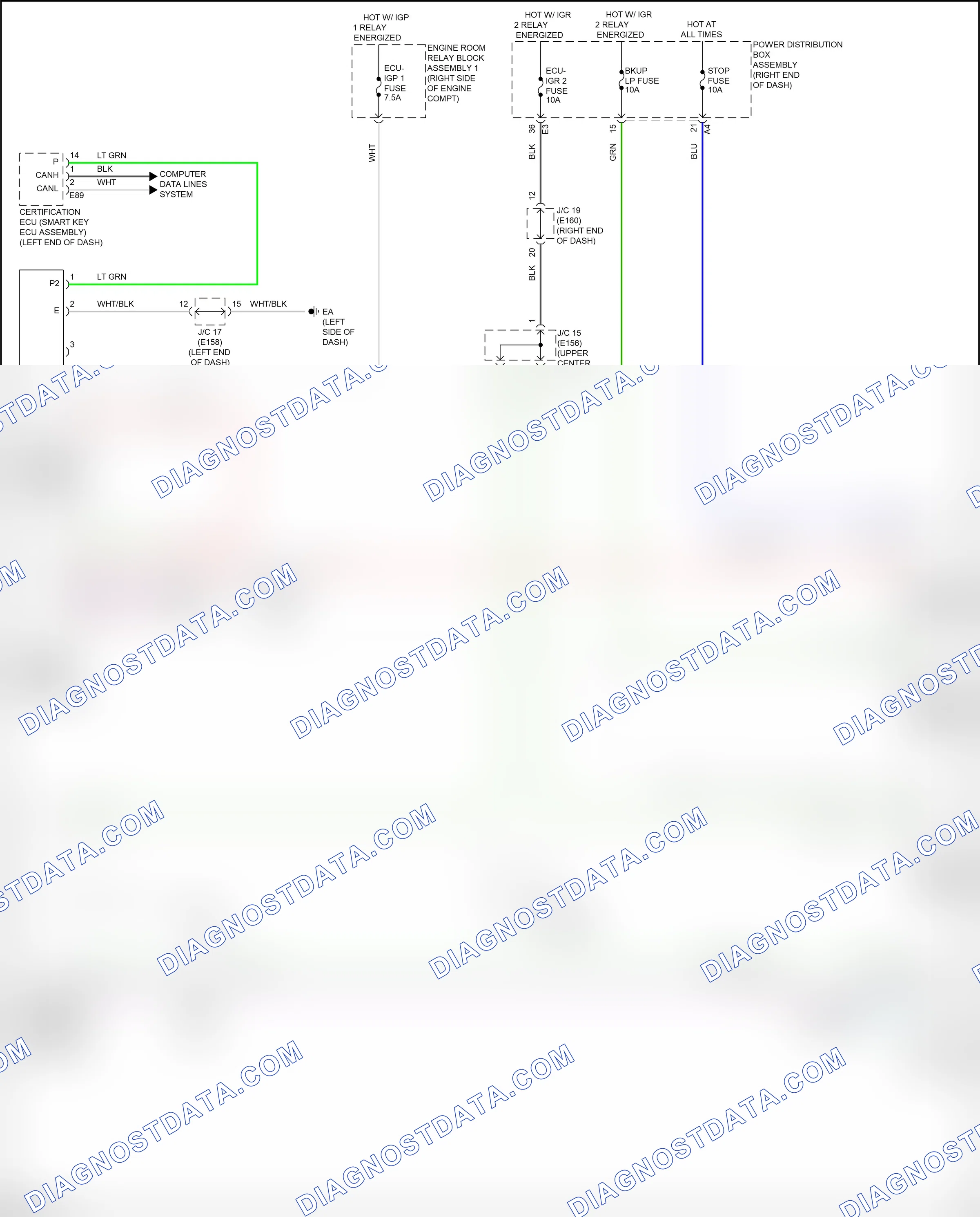 Shift interlock — Shift interlock circuit — Shift interlock circuit. Lexus GX J310 (2023-2024)