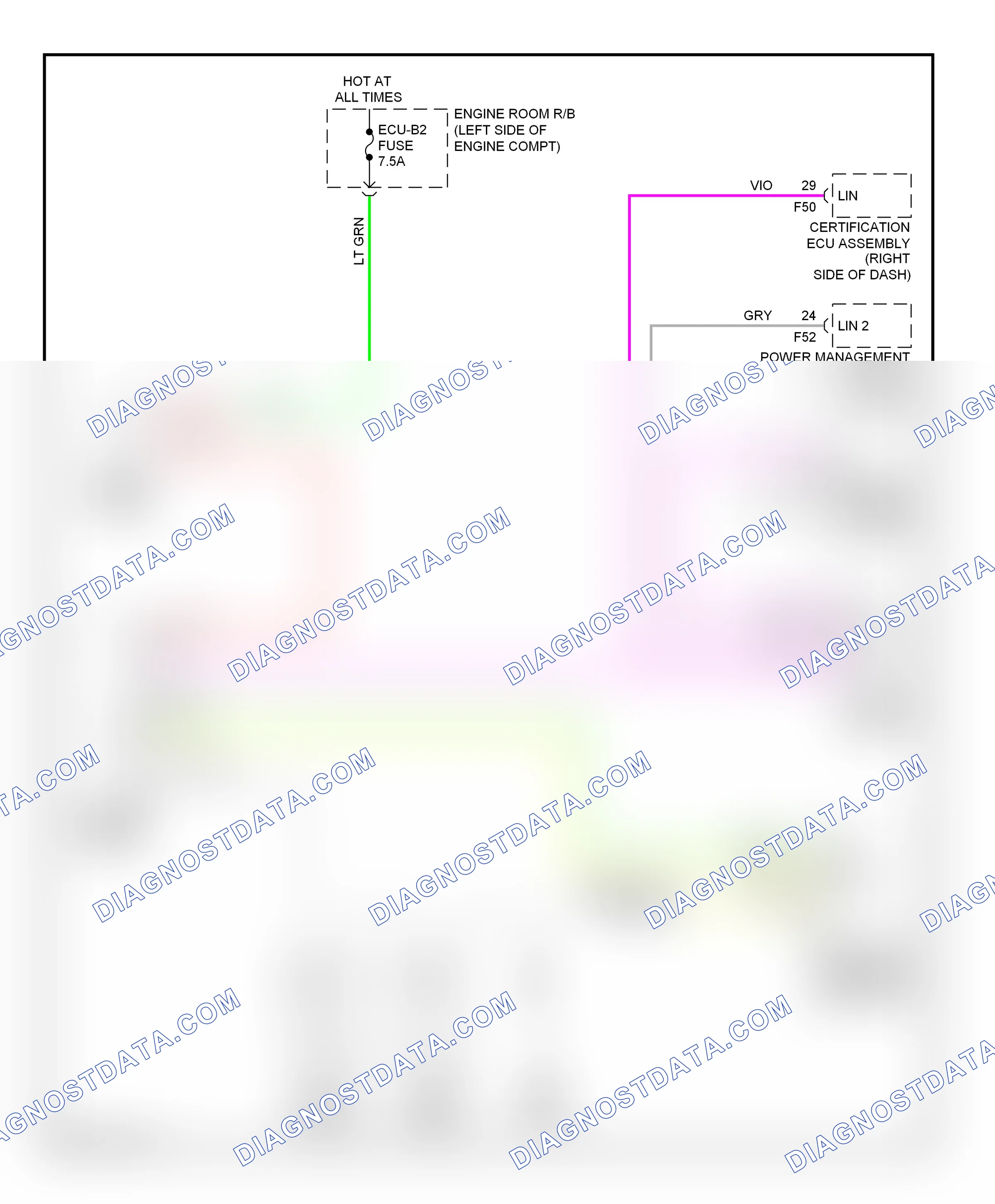 Anti-theft — Immobilizer circuit — Immobilizer circuit. Lexus HS I (2009-2012)