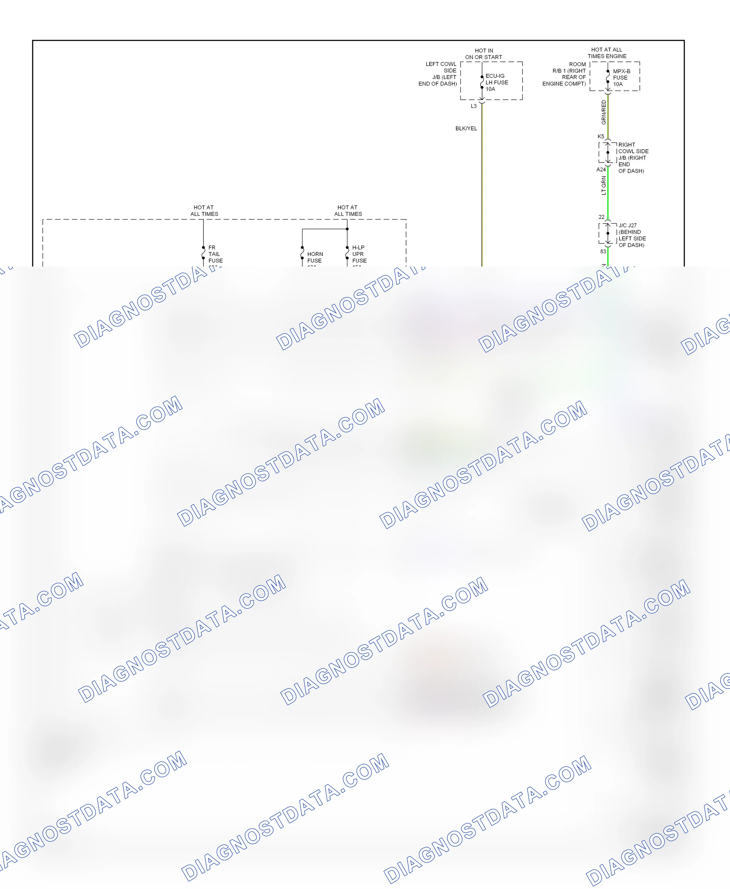 Body control modules — Front controller circuit — Front controller circuit. Lexus IS II facelift (2008-2010)