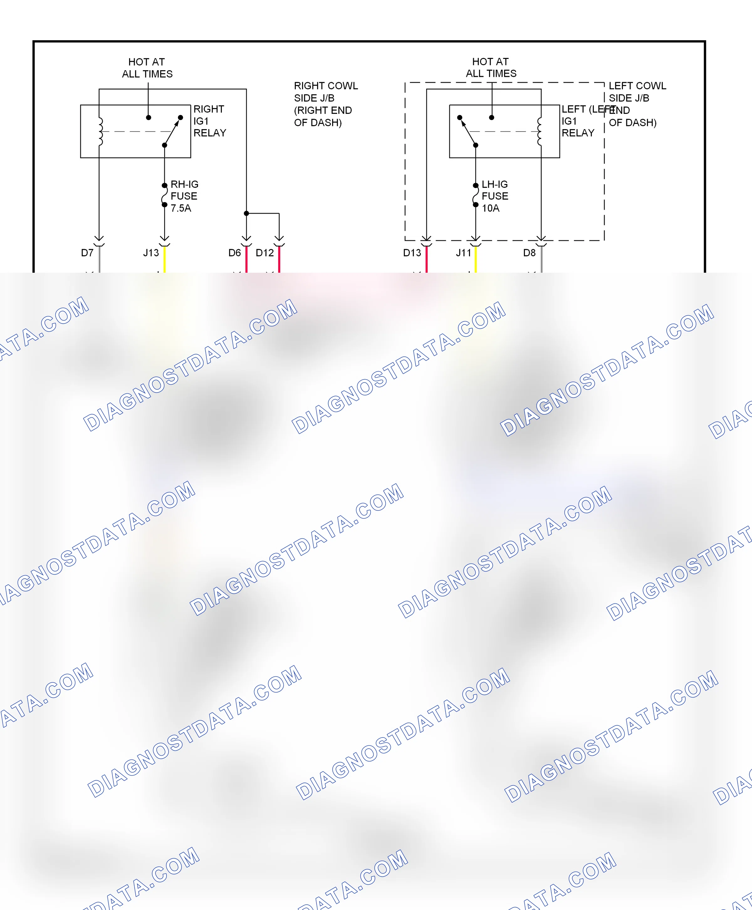 Passive restraints — Passive restraints circuit — Passive restraints circuit. Lexus IS II facelift (2008-2010)