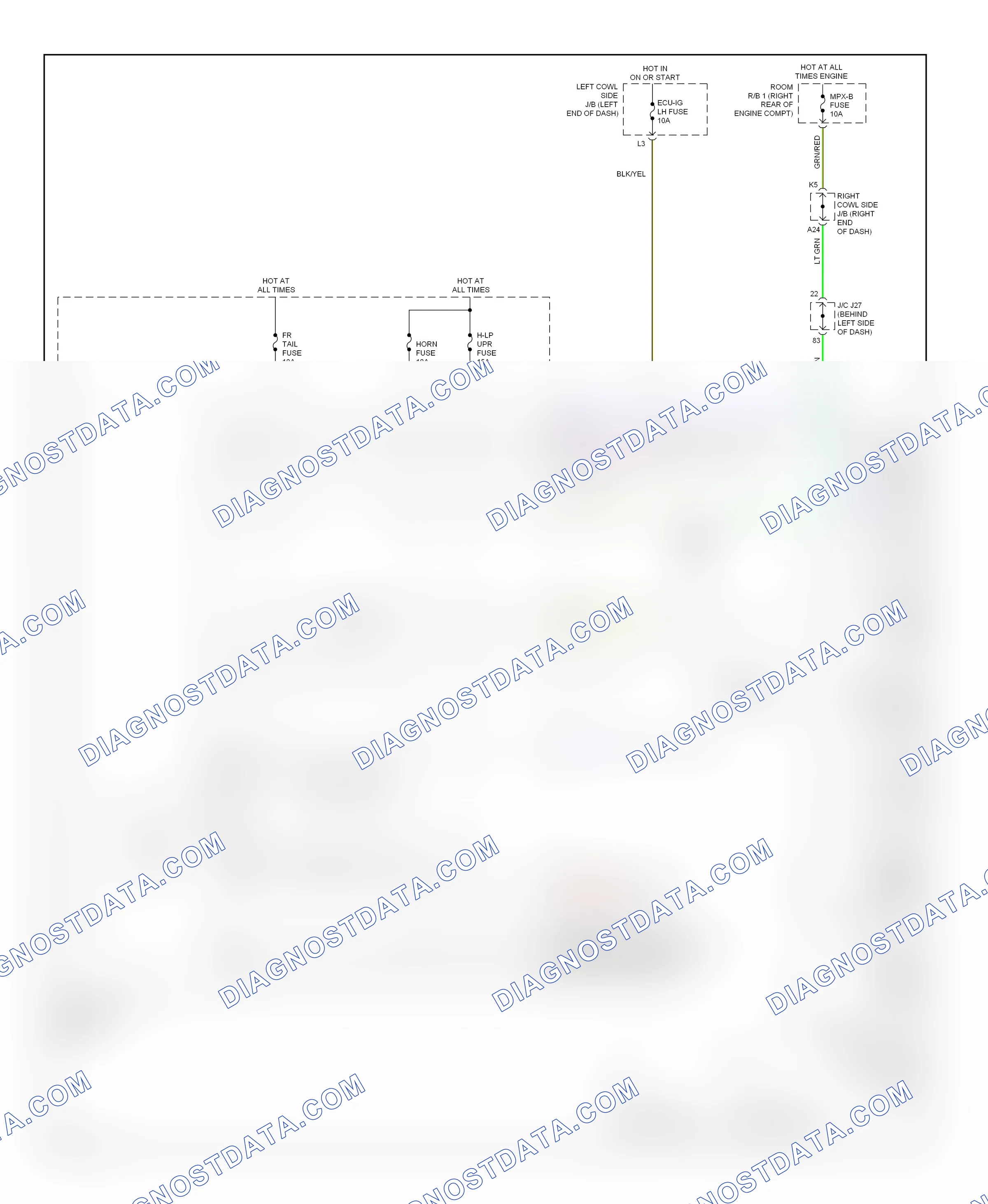 Body control modules — Front controller circuit — Front controller circuit. Lexus IS III (2013-2016)