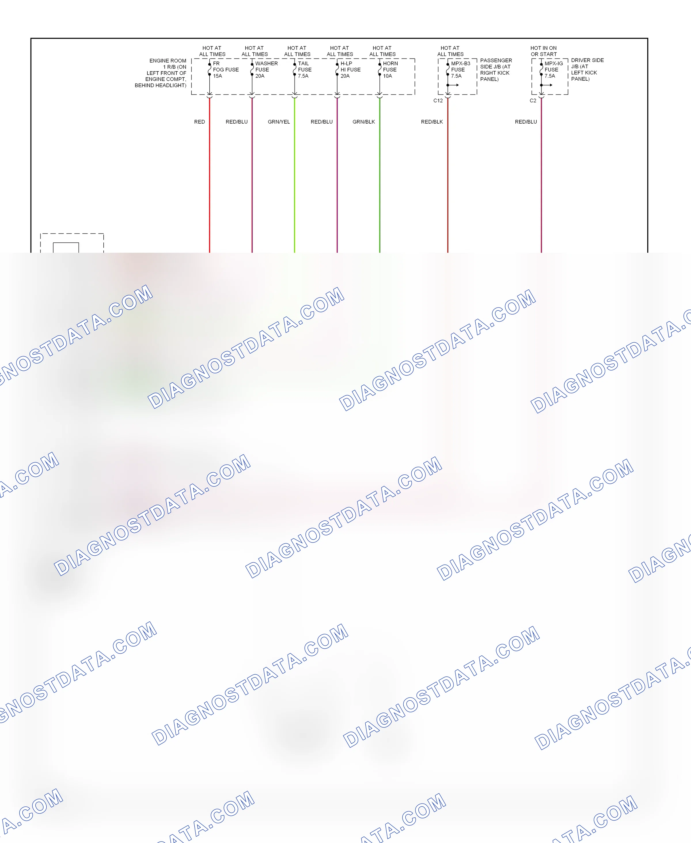Body control modules — Front controller circuit — Front controller circuit. Lexus LS III facelift (2003-2006)