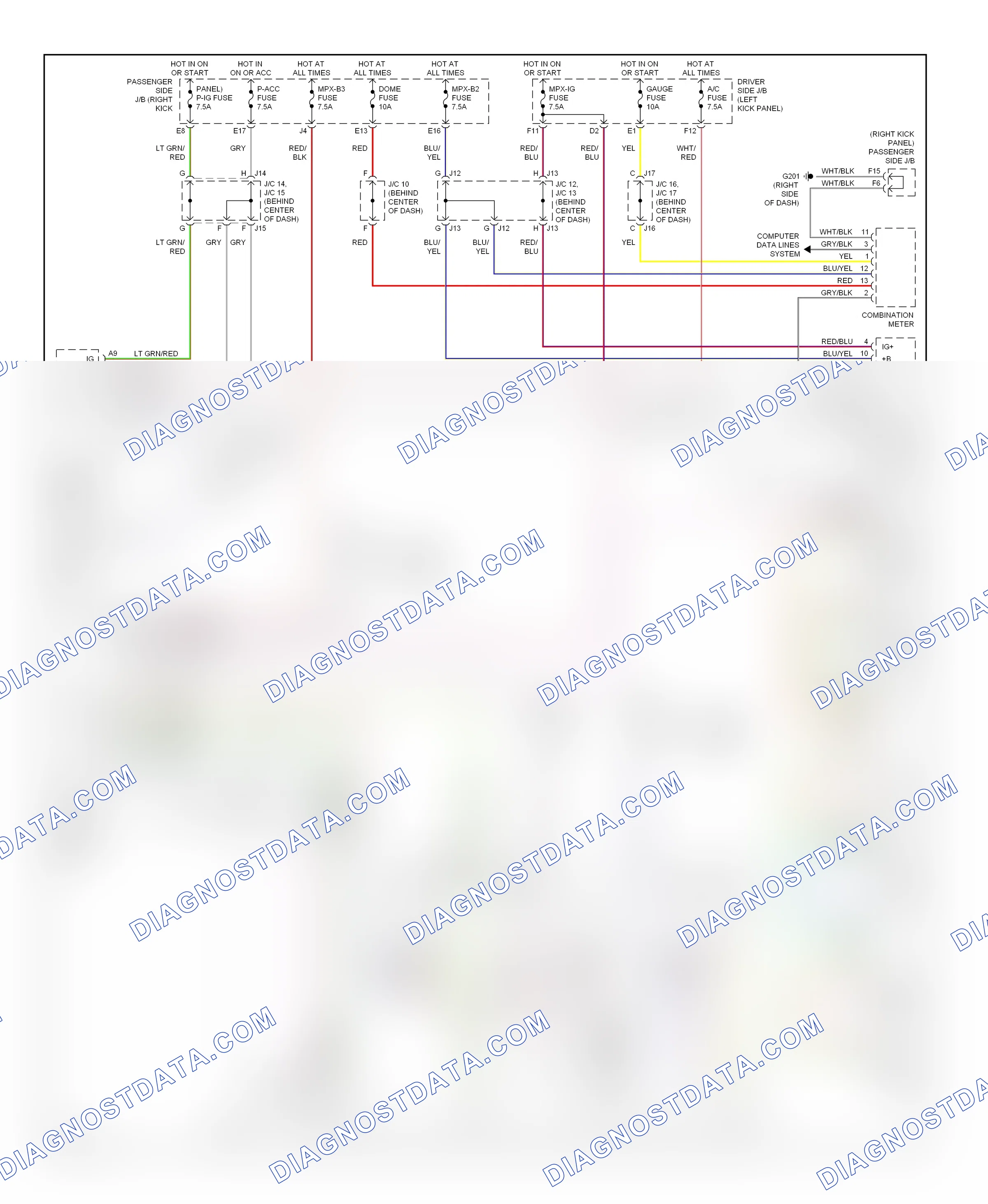 Air conditioning — Rear a/c circuit — Rear a/c circuit. Lexus LS III (2000-2003)