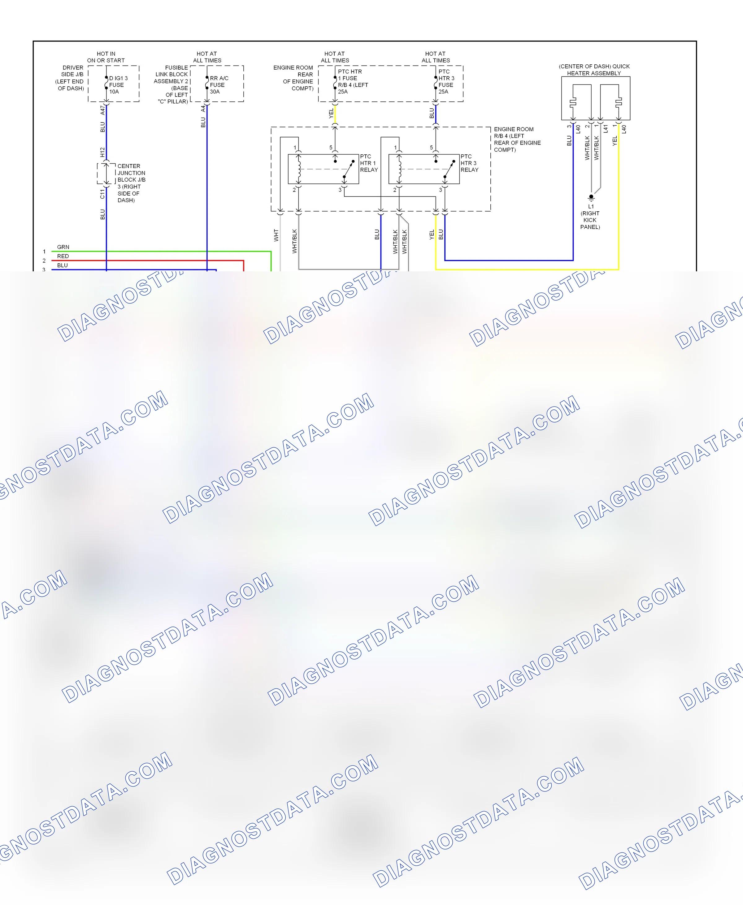 Air conditioning — Automatic a/c circuit — Automatic a/c circuit (2 of 5). Lexus LS IV (2006-2012)