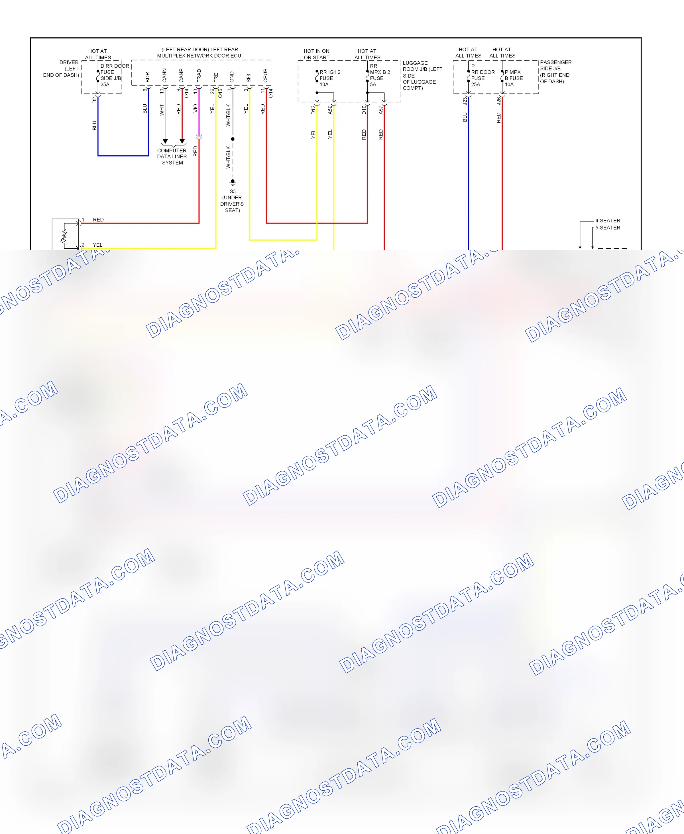 Air conditioning — Automatic a/c circuit — Automatic a/c circuit (3 of 5). Lexus LS IV (2006-2012)